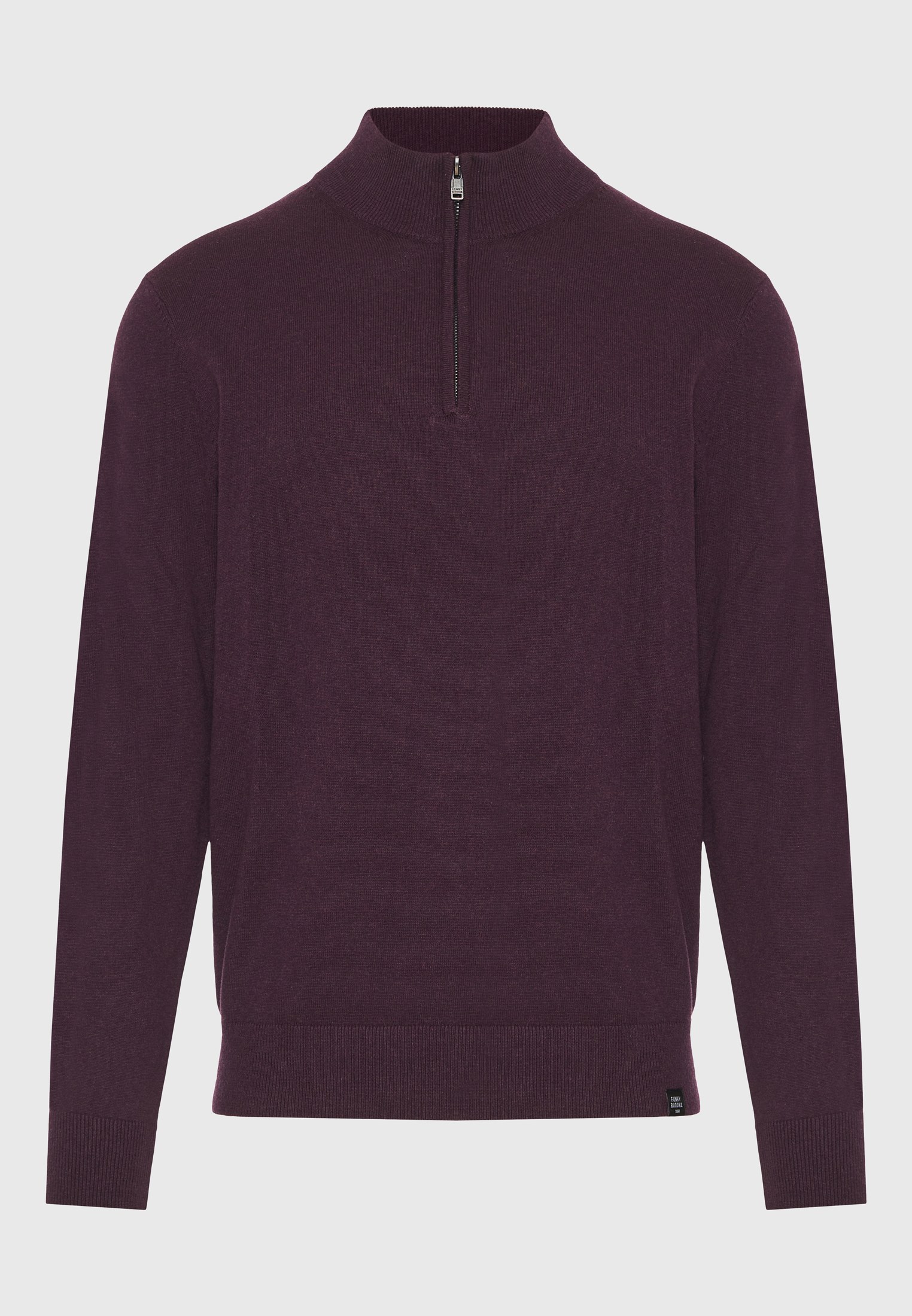 Ανδρικό half-zip πλεκτό πουλόβερ φωτογραφία