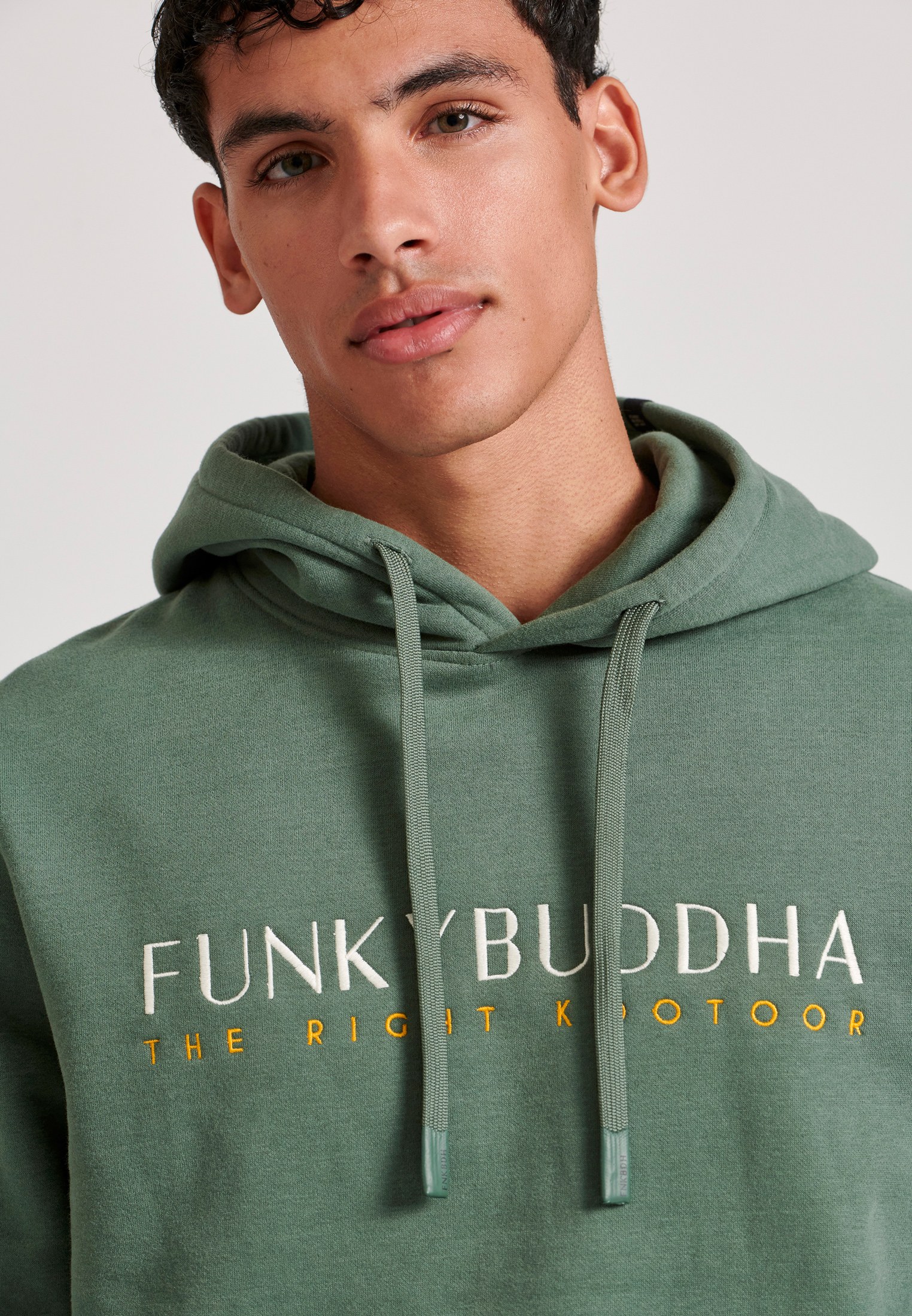 Men's Hoodies & Sweatshirts Funky Buddha Green