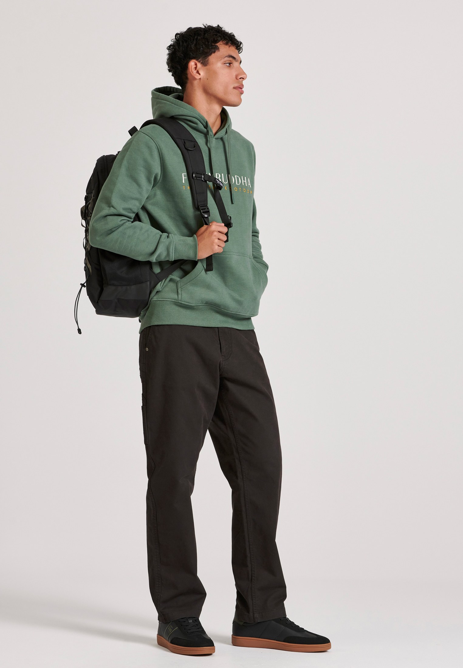 Men's Hoodies & Sweatshirts Funky Buddha Green