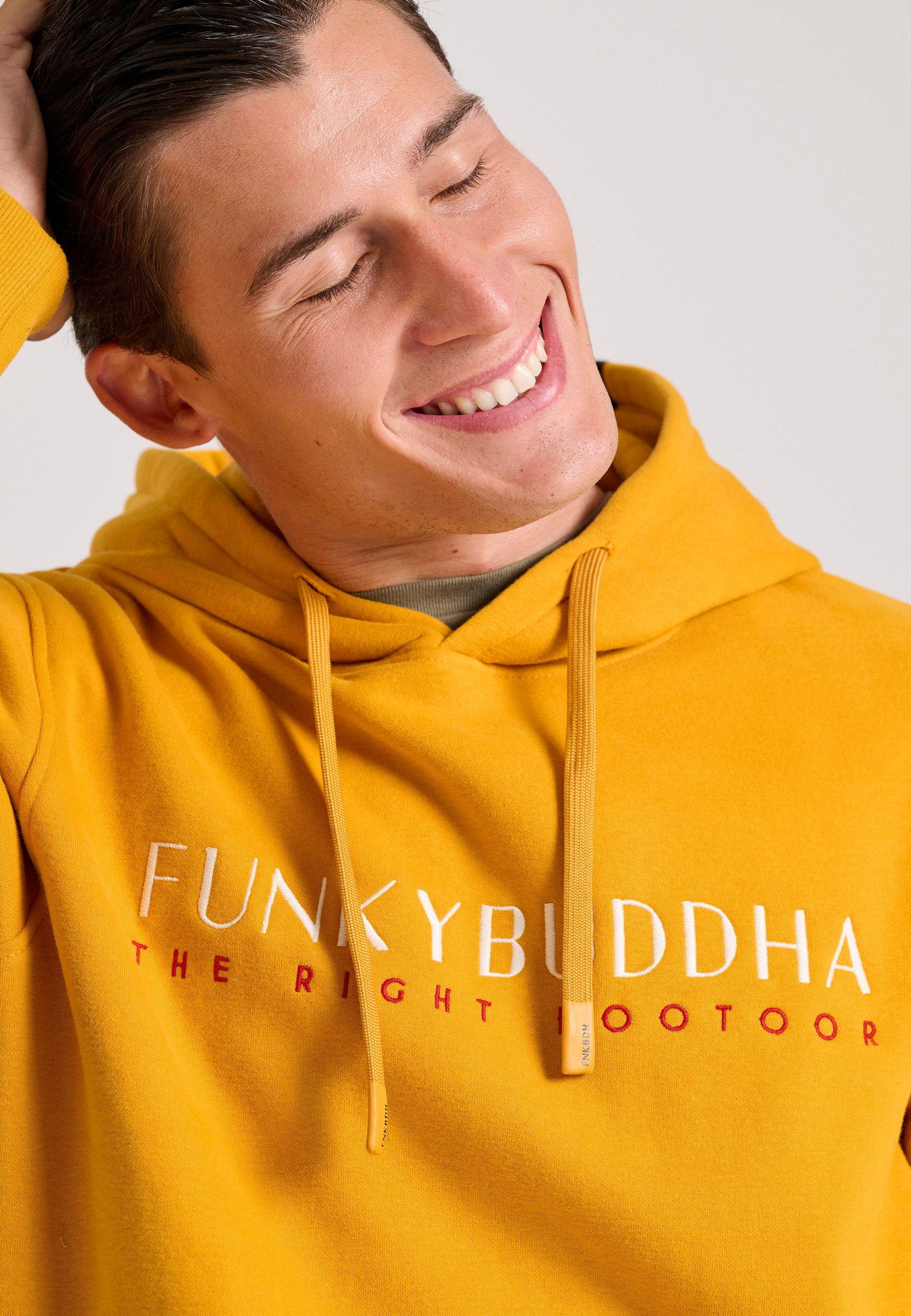 Men's Hoodies & Sweatshirts Funky Buddha Yellow