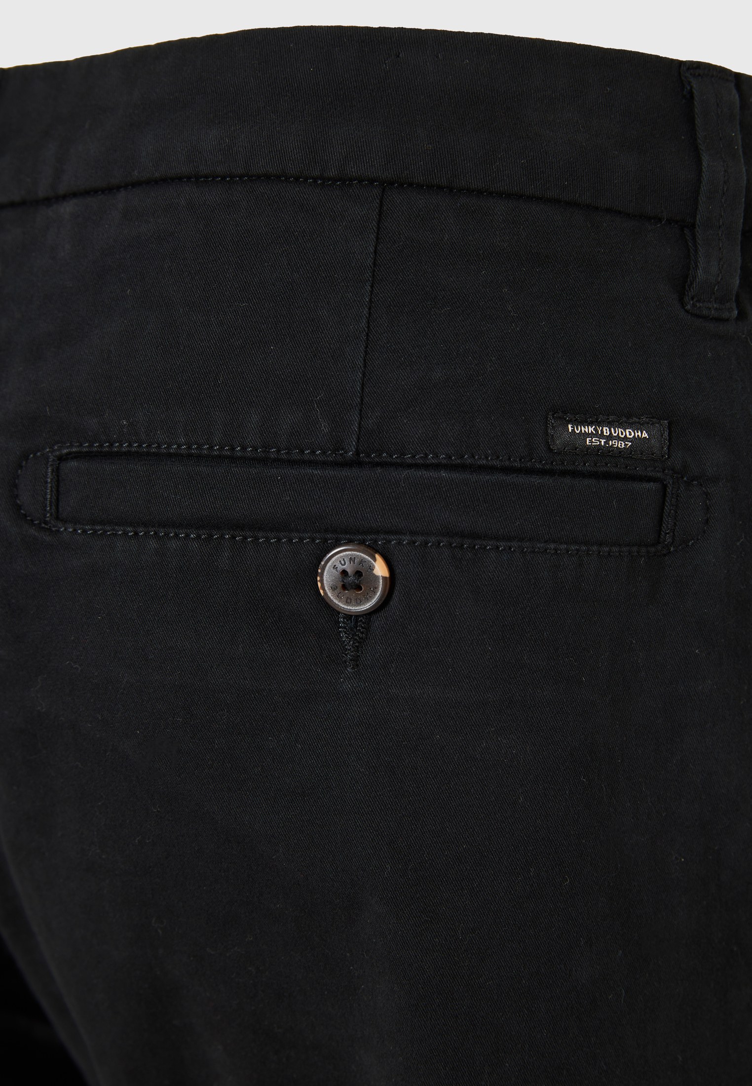 Men's Trousers Funky Buddha Black