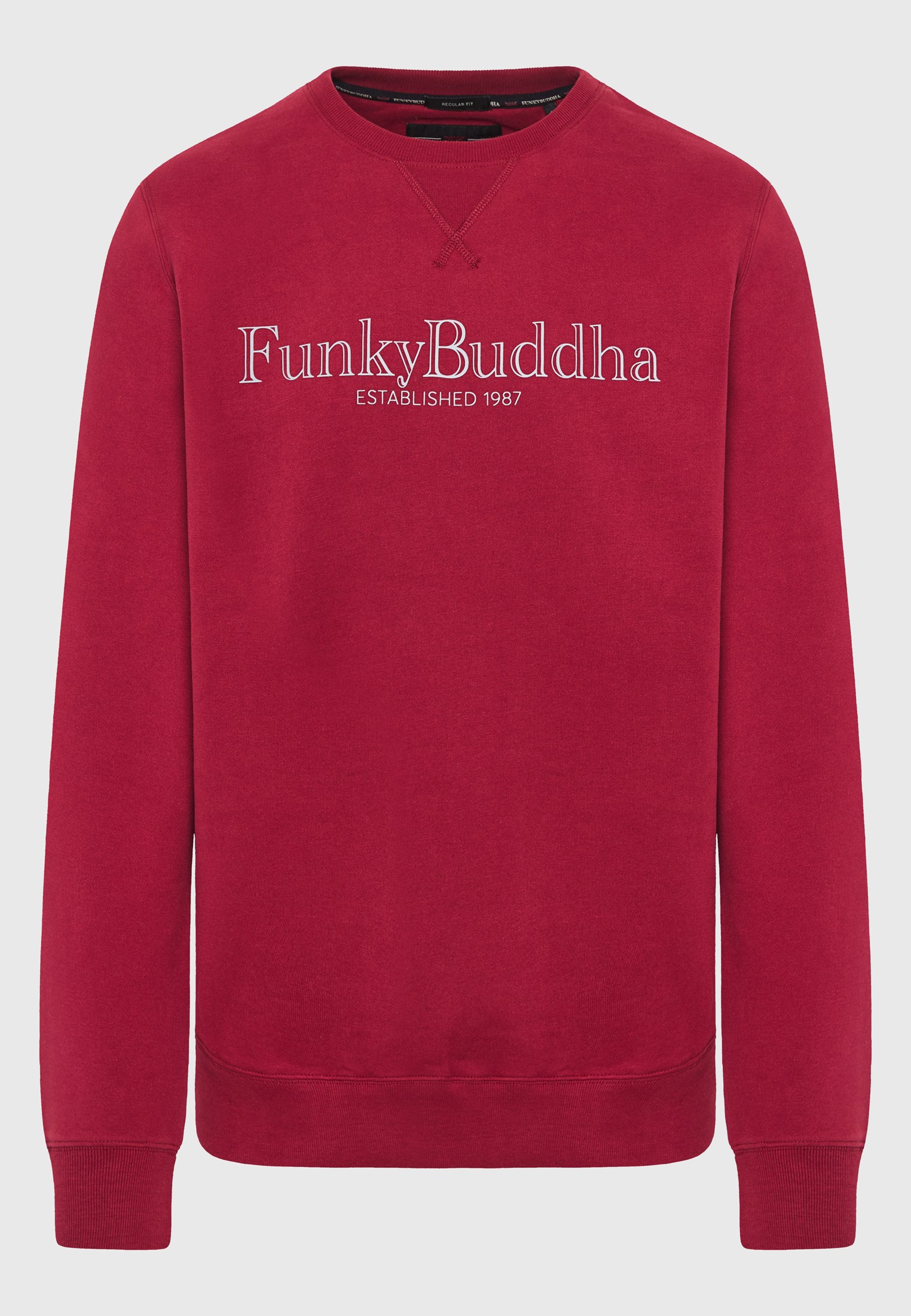 Men's Hoodies & Sweatshirts Funky Buddha Bordeaux