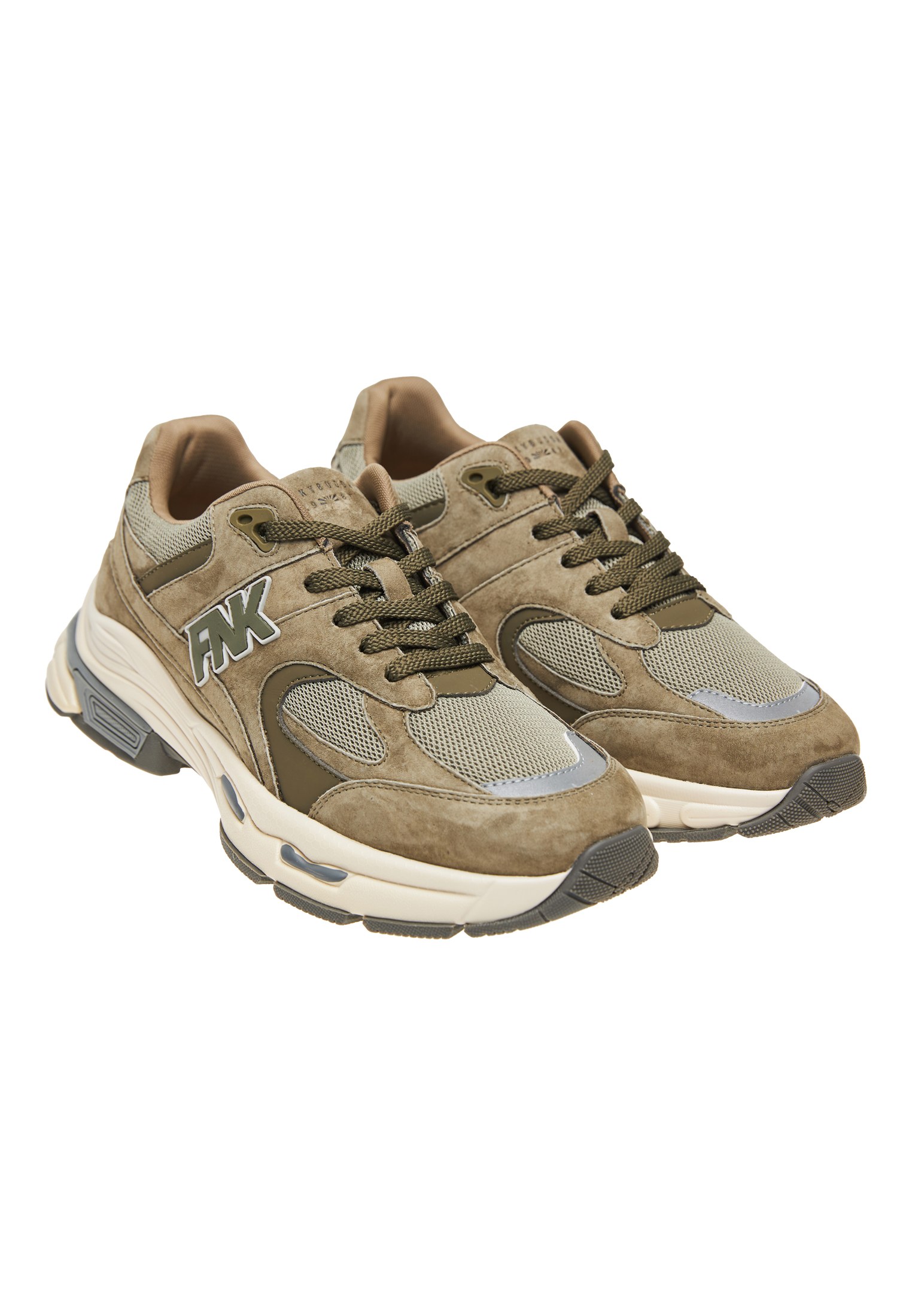 Ανδρικά δερμάτινα sneakers φωτογραφία