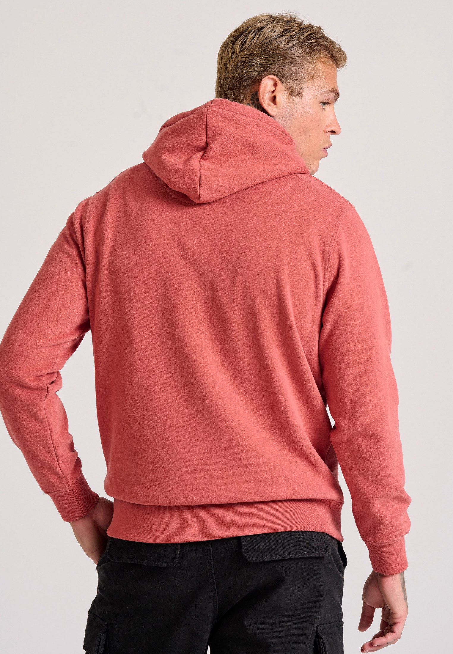 Relaxed fit φούτερ με κέντημα στο στήθος φωτογραφία