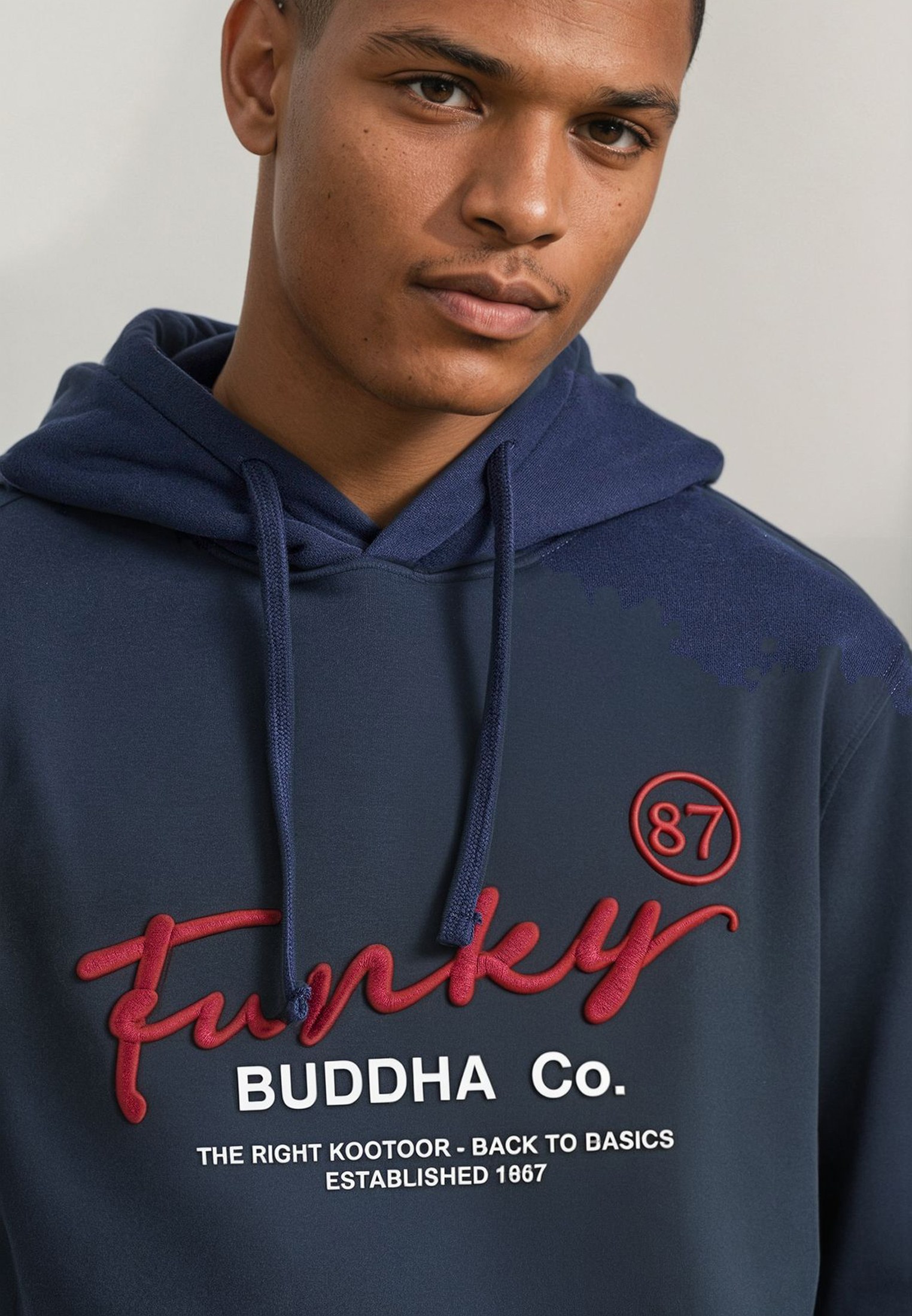 Men's Hoodies & Sweatshirts Funky Buddha Navy