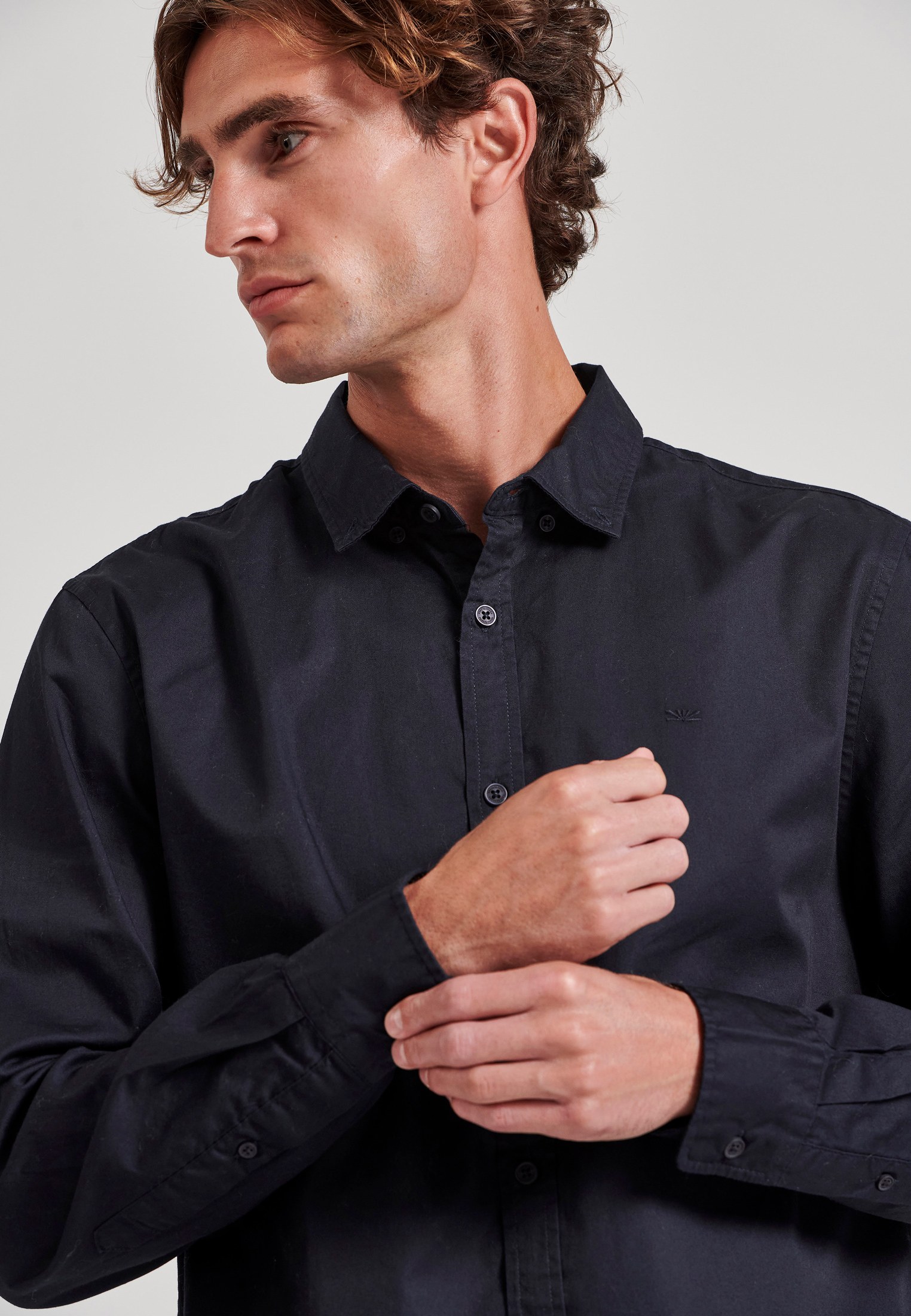 Men's Shirts Funky Buddha Navy