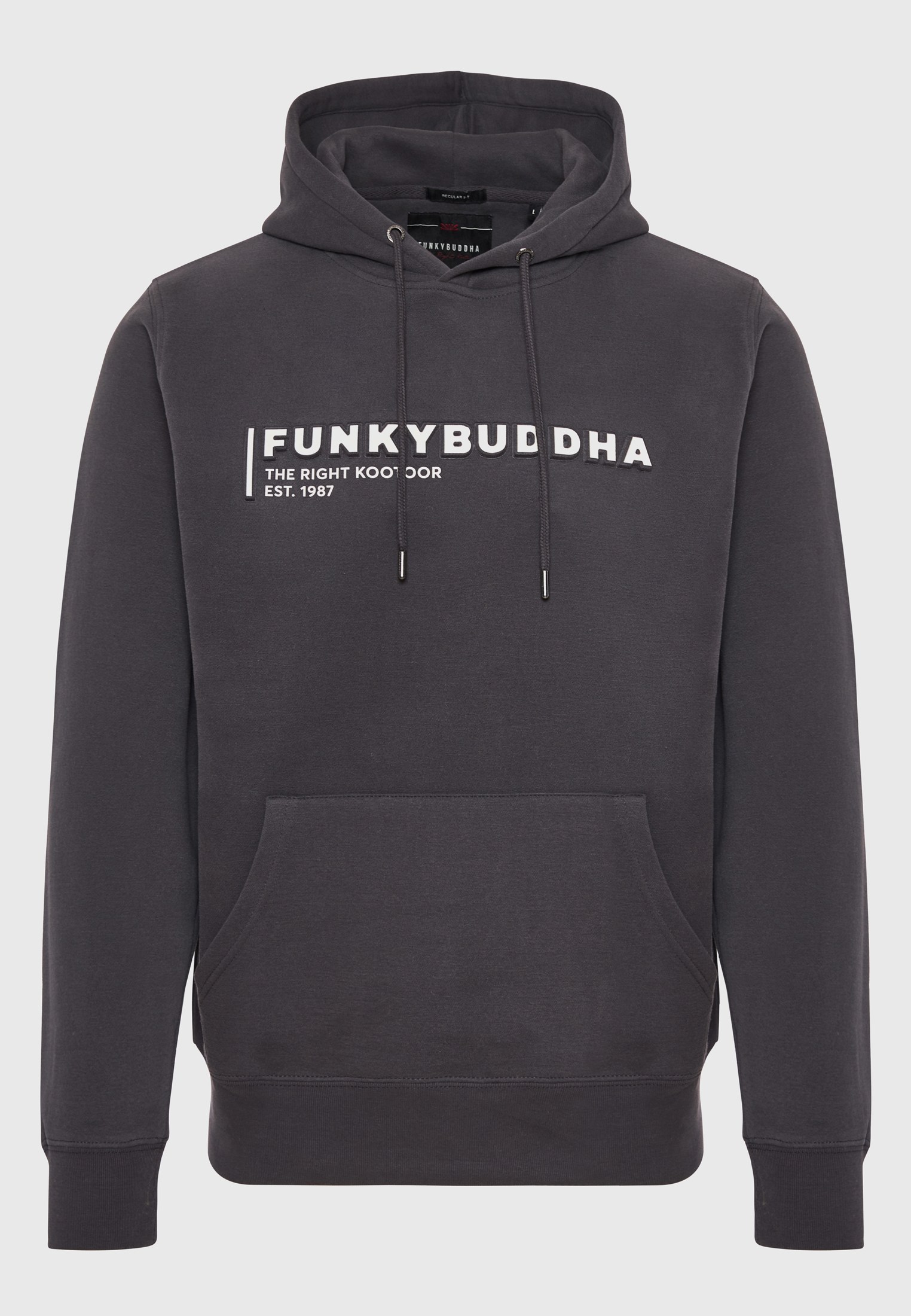 Men's Hoodies & Sweatshirts Funky Buddha Gray