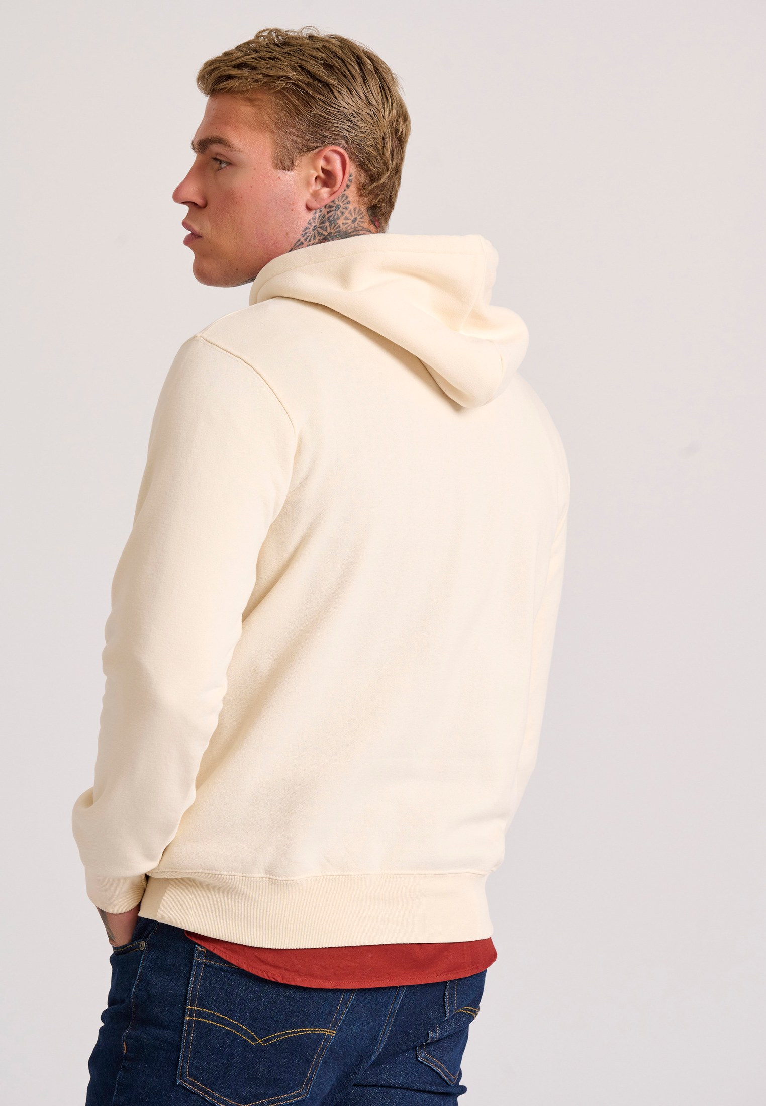 Men's Hoodies & Sweatshirts Funky Buddha White