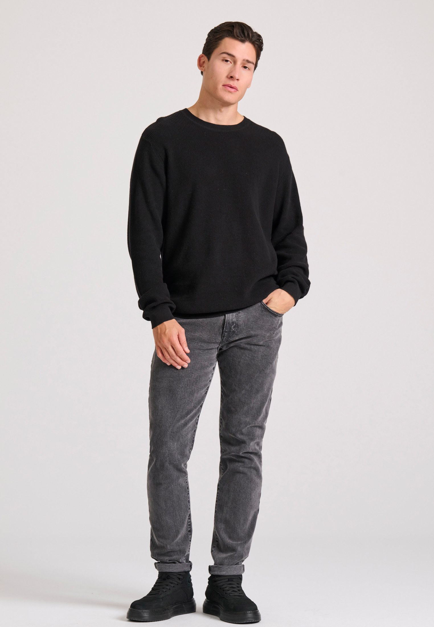 Men's Knitwear Funky Buddha Black