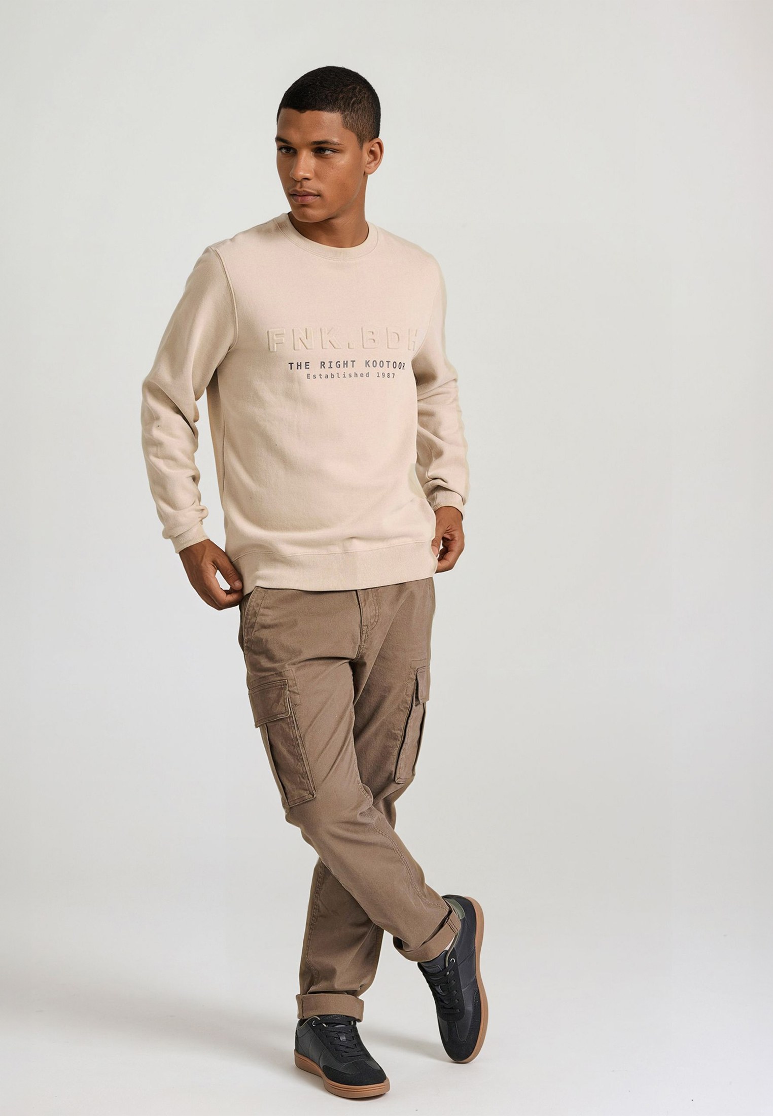 Men's Hoodies & Sweatshirts Funky Buddha Gray