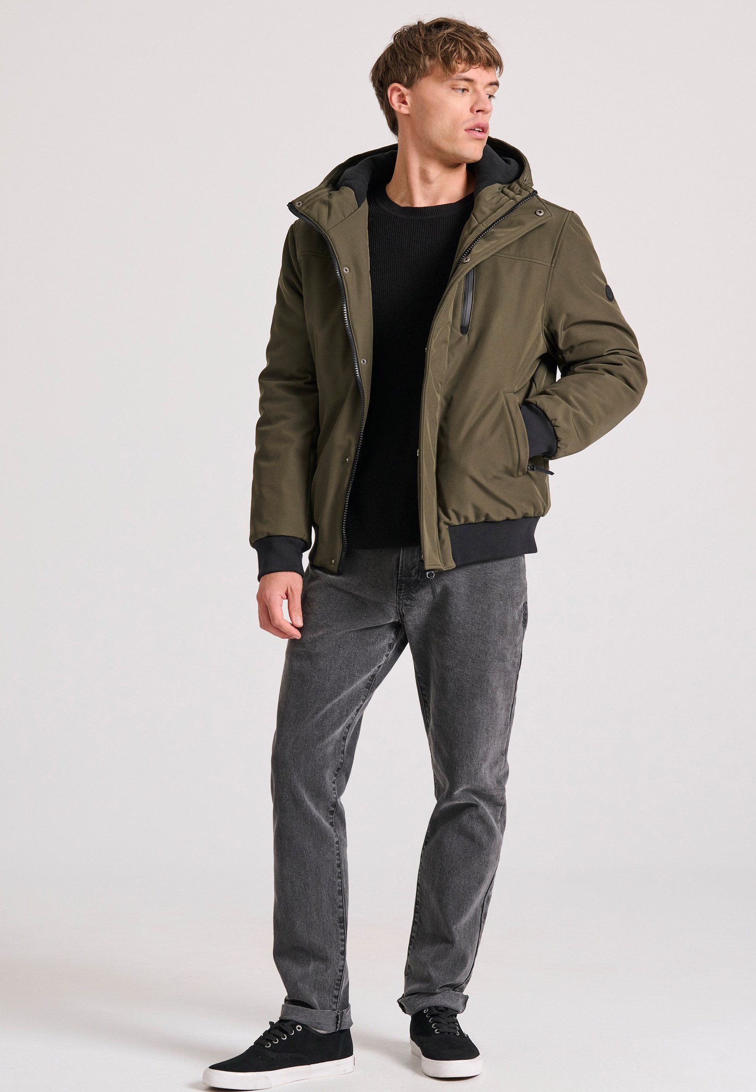 Men's Jackets Funky Buddha Khaki