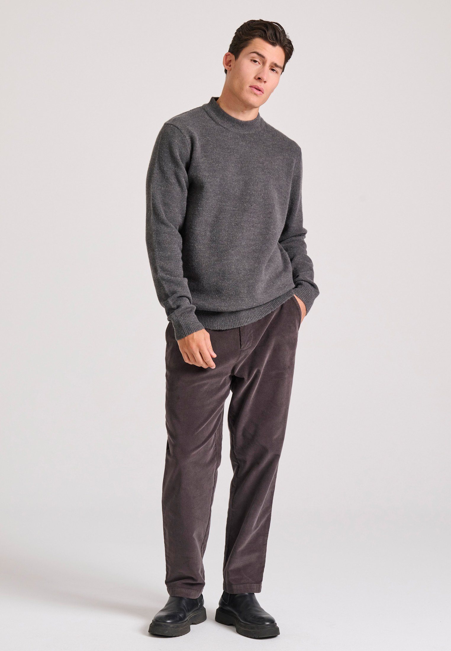 Men's Knitwear Funky Buddha Gray