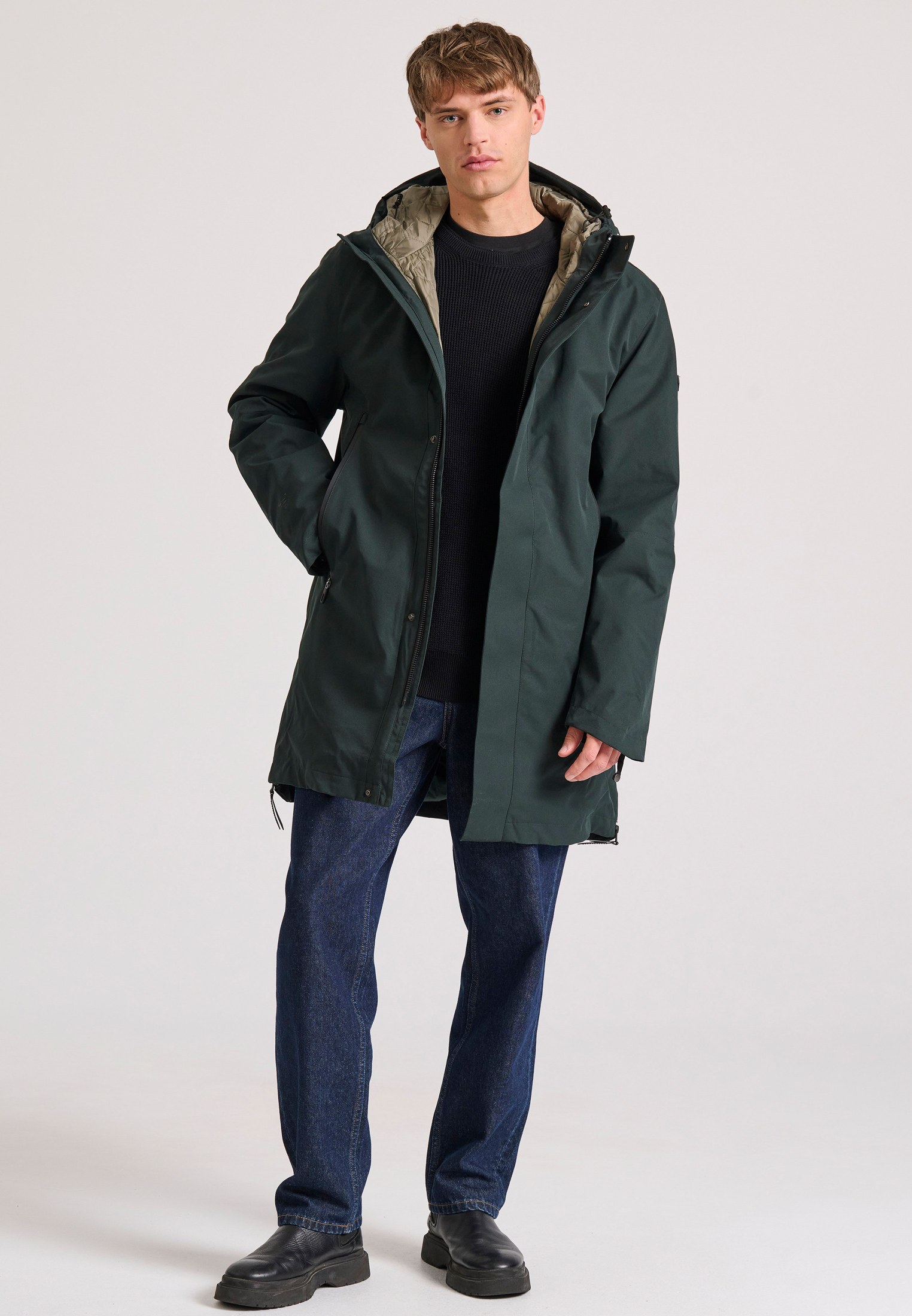 Men's Jackets Funky Buddha Green