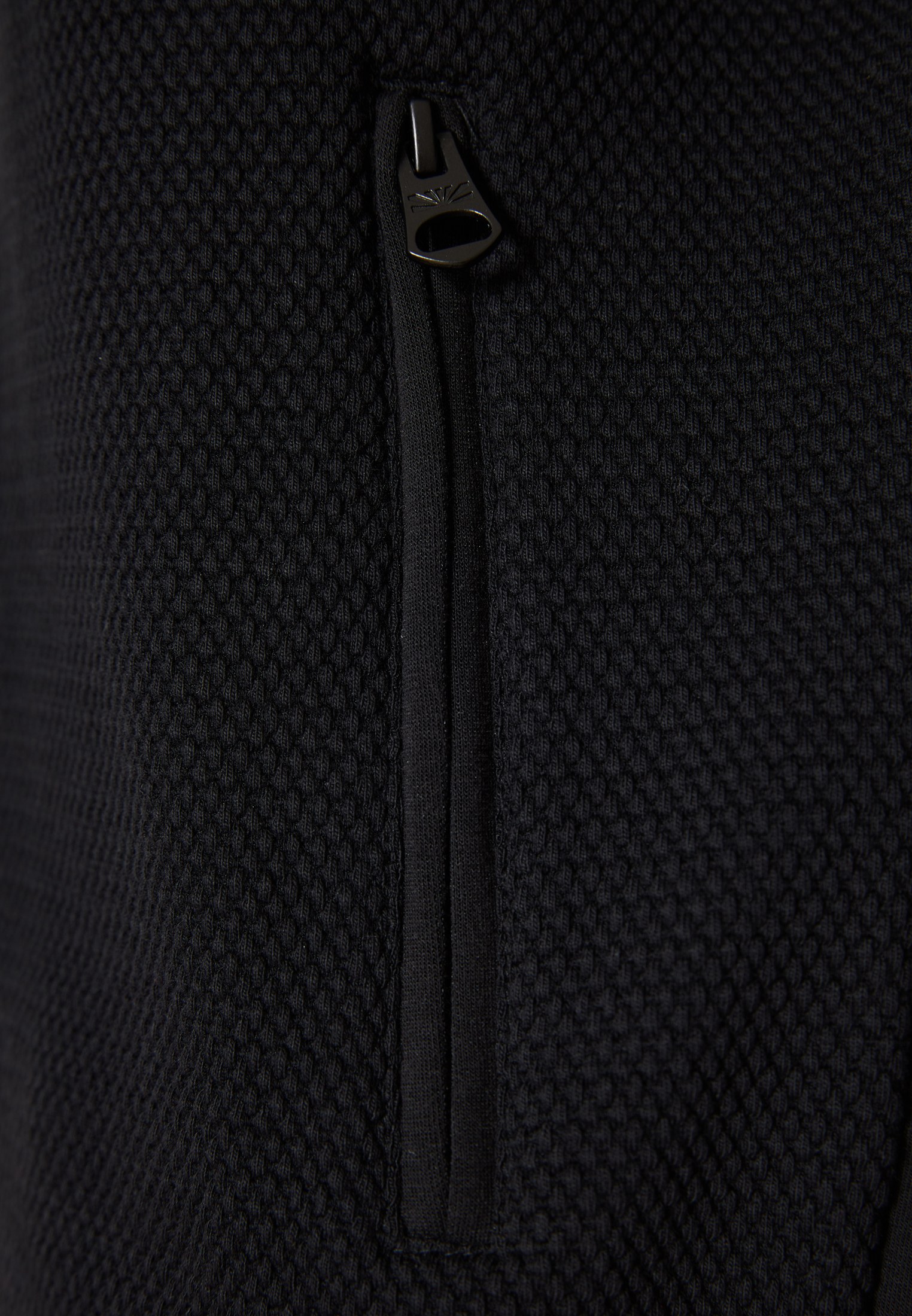 Ανδρική ζακέτα φούτερ με wafle weaving φωτογραφία