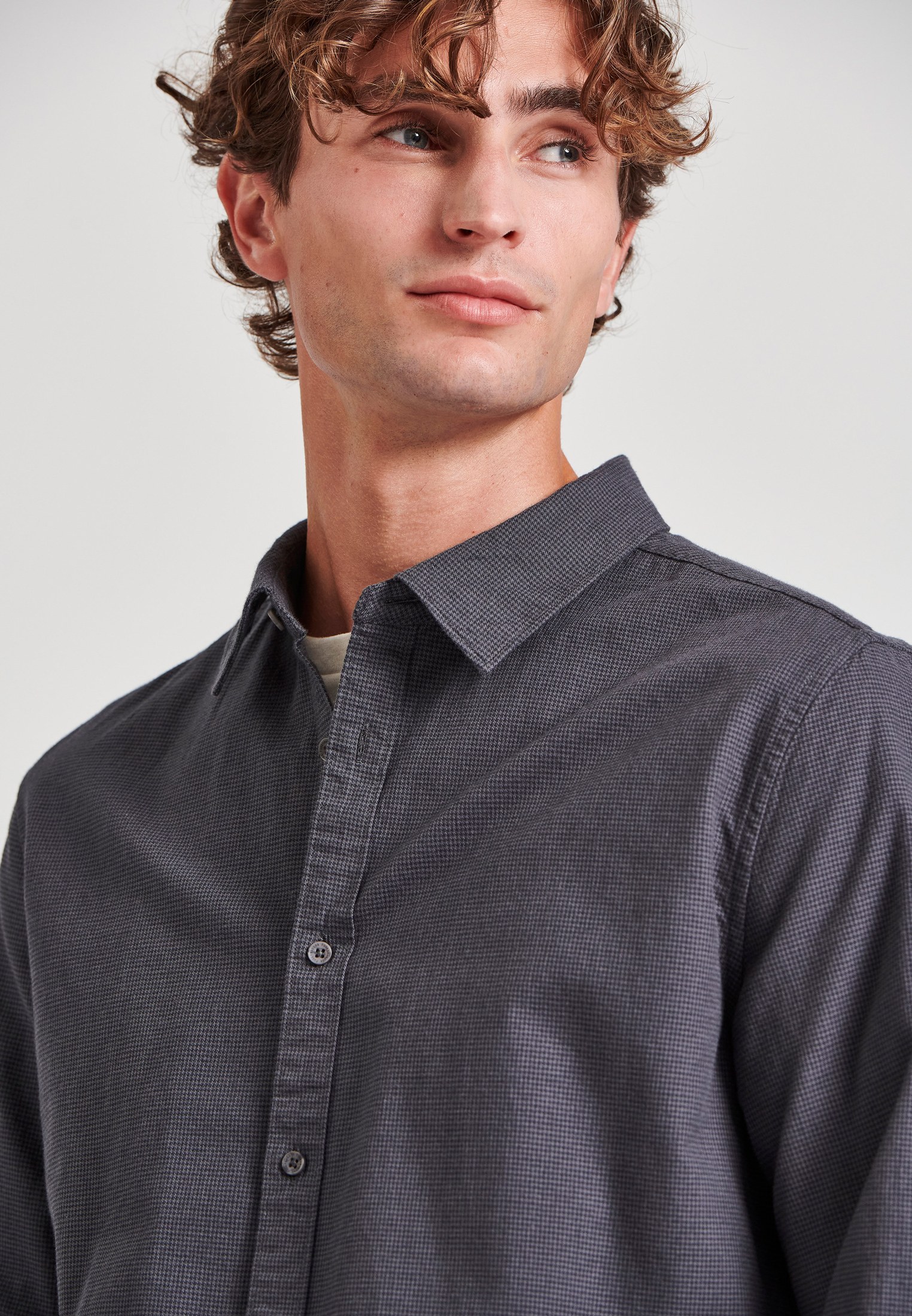 Men's Shirts Funky Buddha Gray