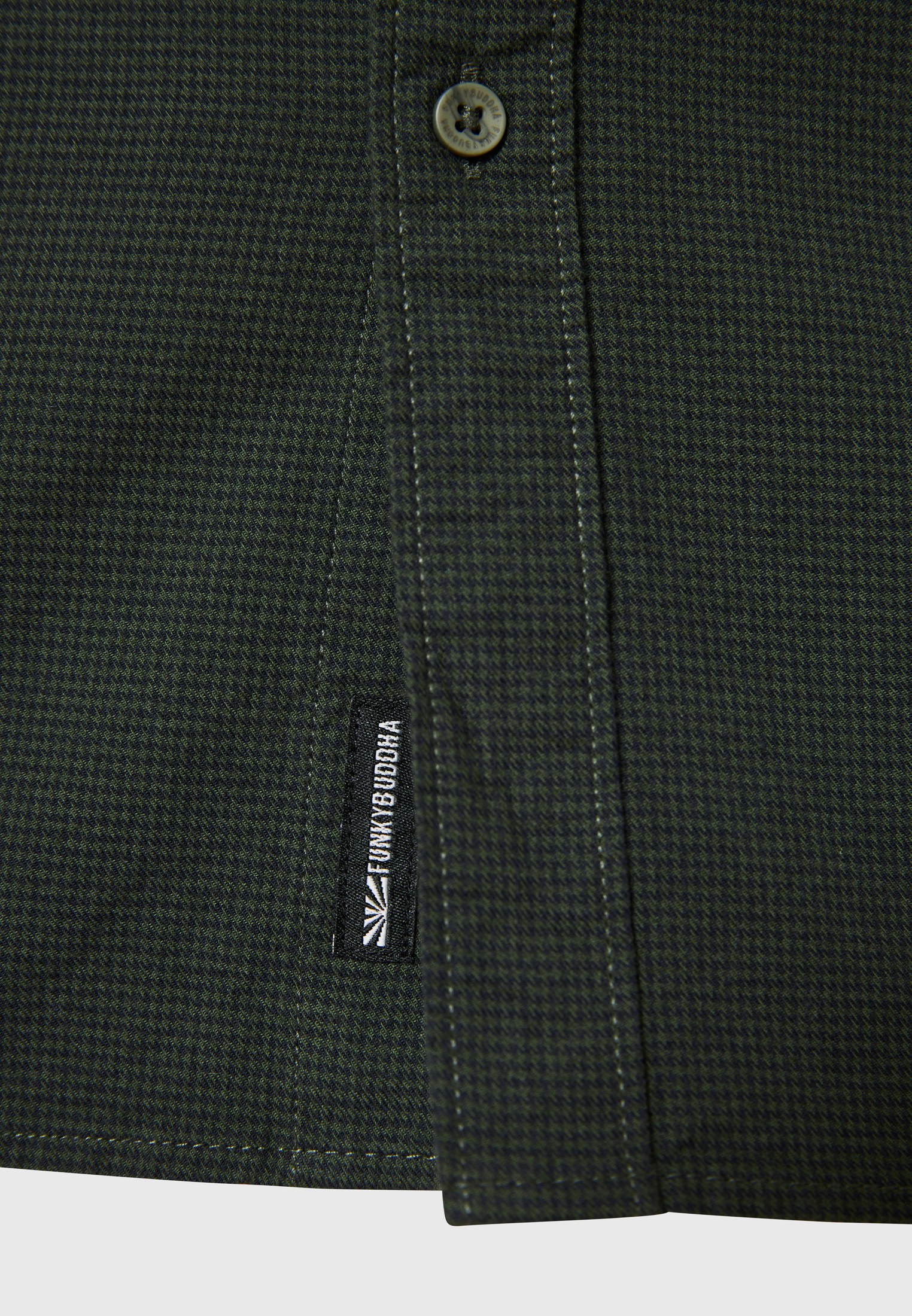 Men's Shirts Funky Buddha Green