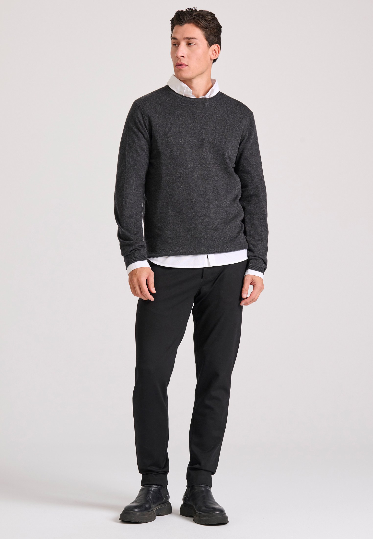 Men's Knitwear Funky Buddha Gray