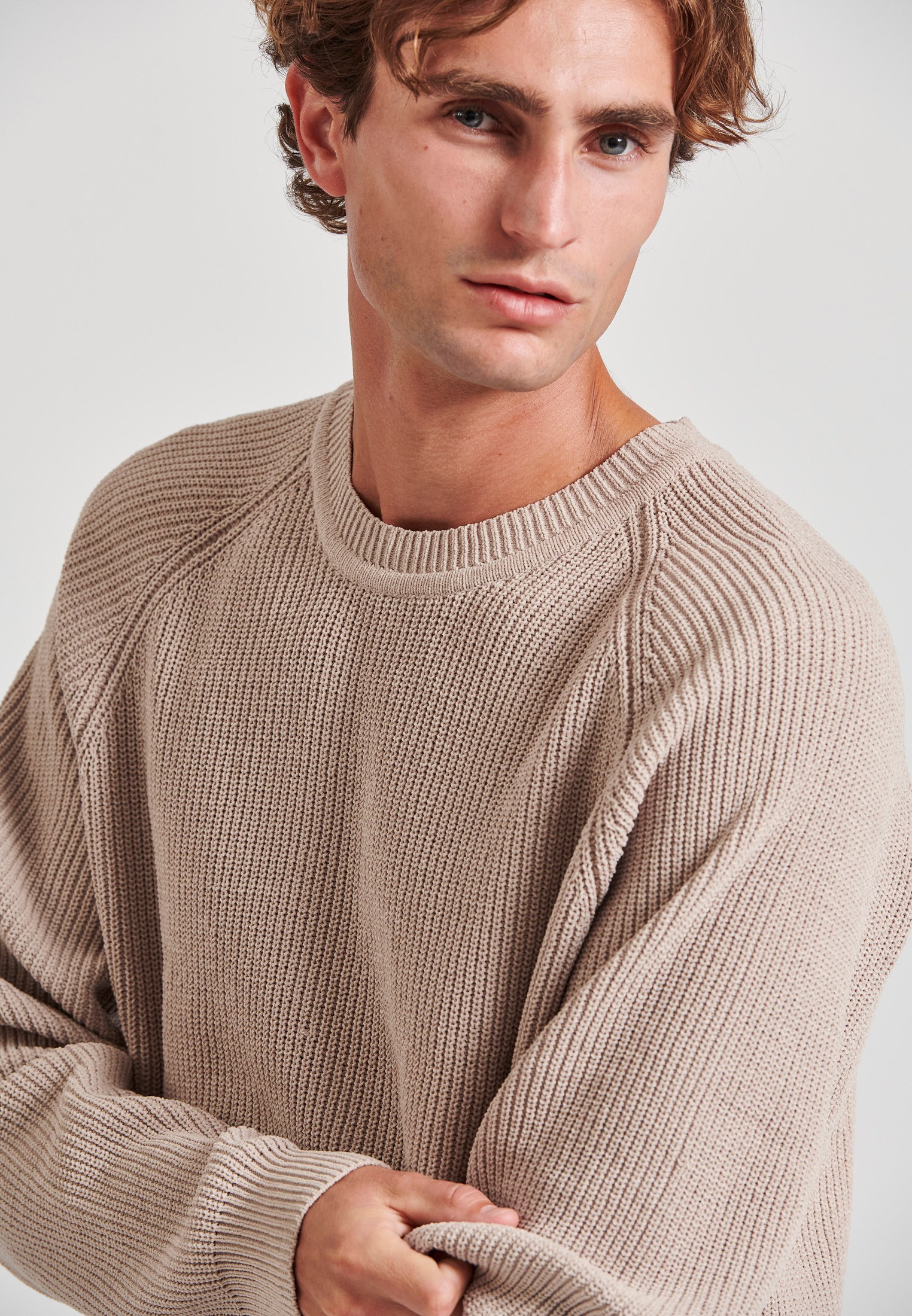 Ανδρική relaxed fit chenille μπλούζα