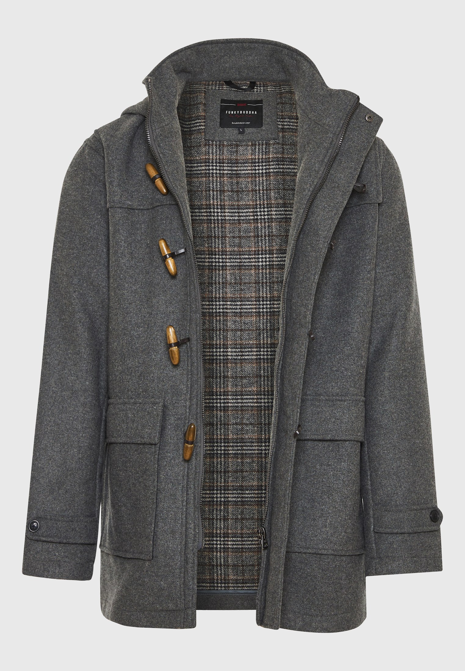 Men's Jackets Funky Buddha Gray