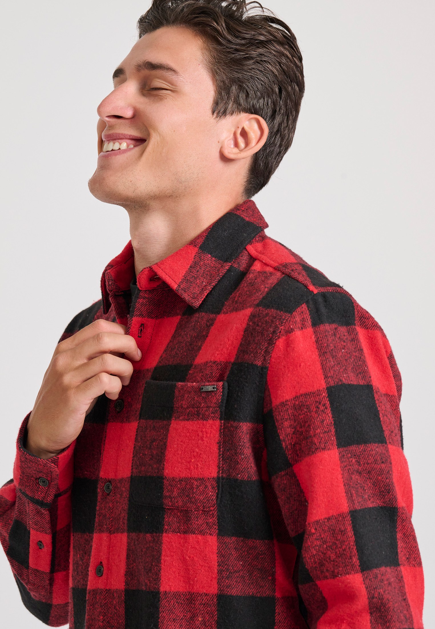 Men's Shirts Funky Buddha Red