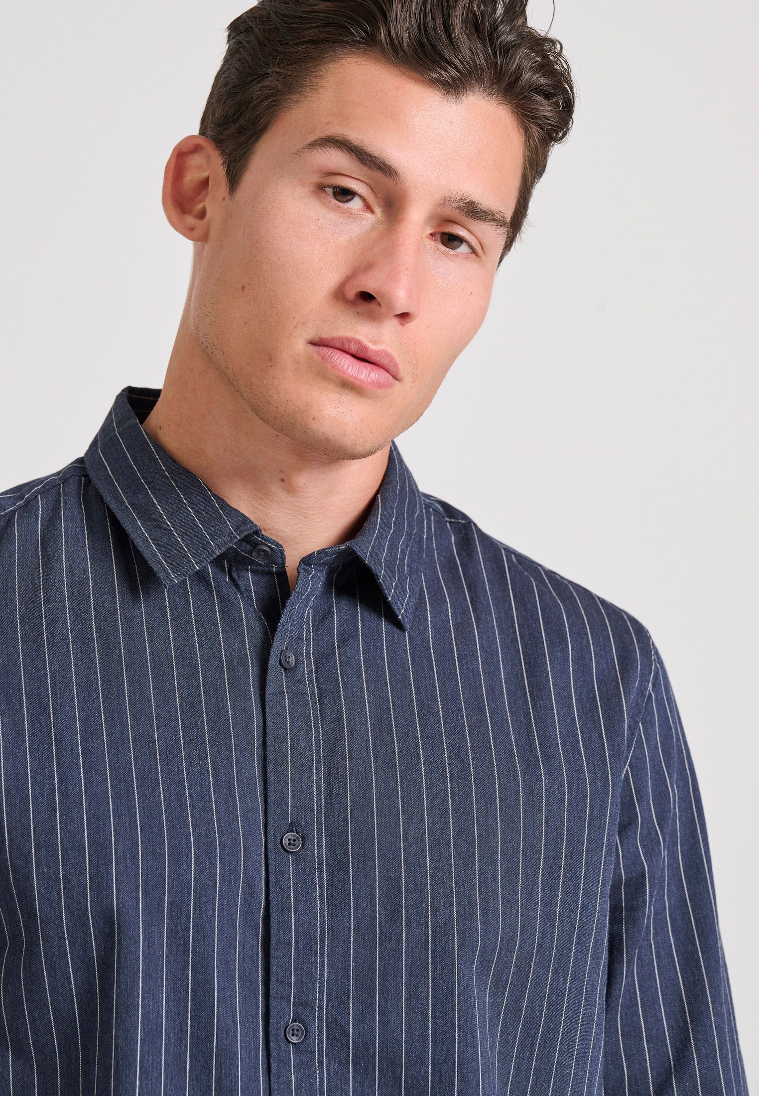 Men's Shirts Funky Buddha Navy