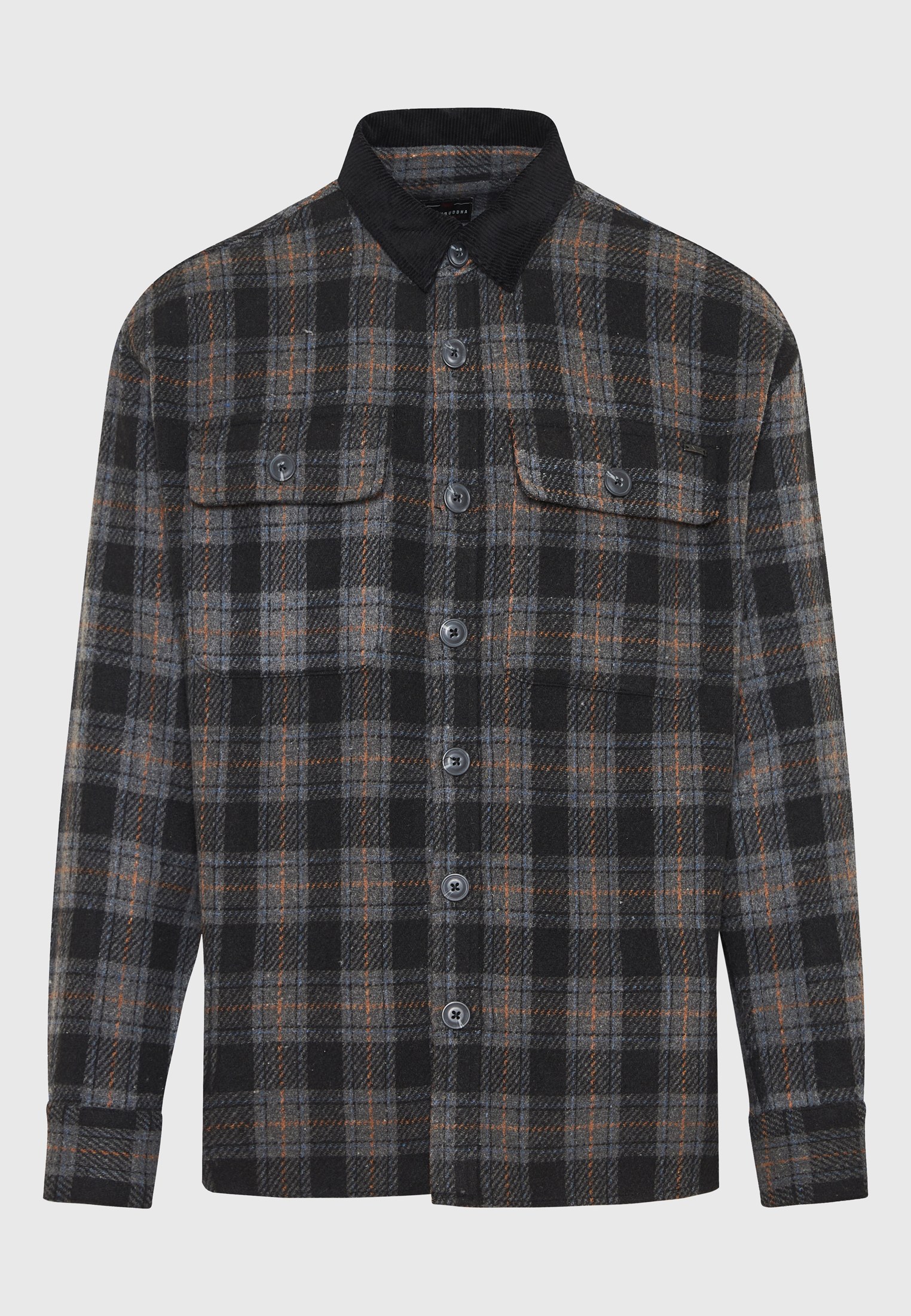 Overshirt flannel καρό πουκάμισο φωτογραφία