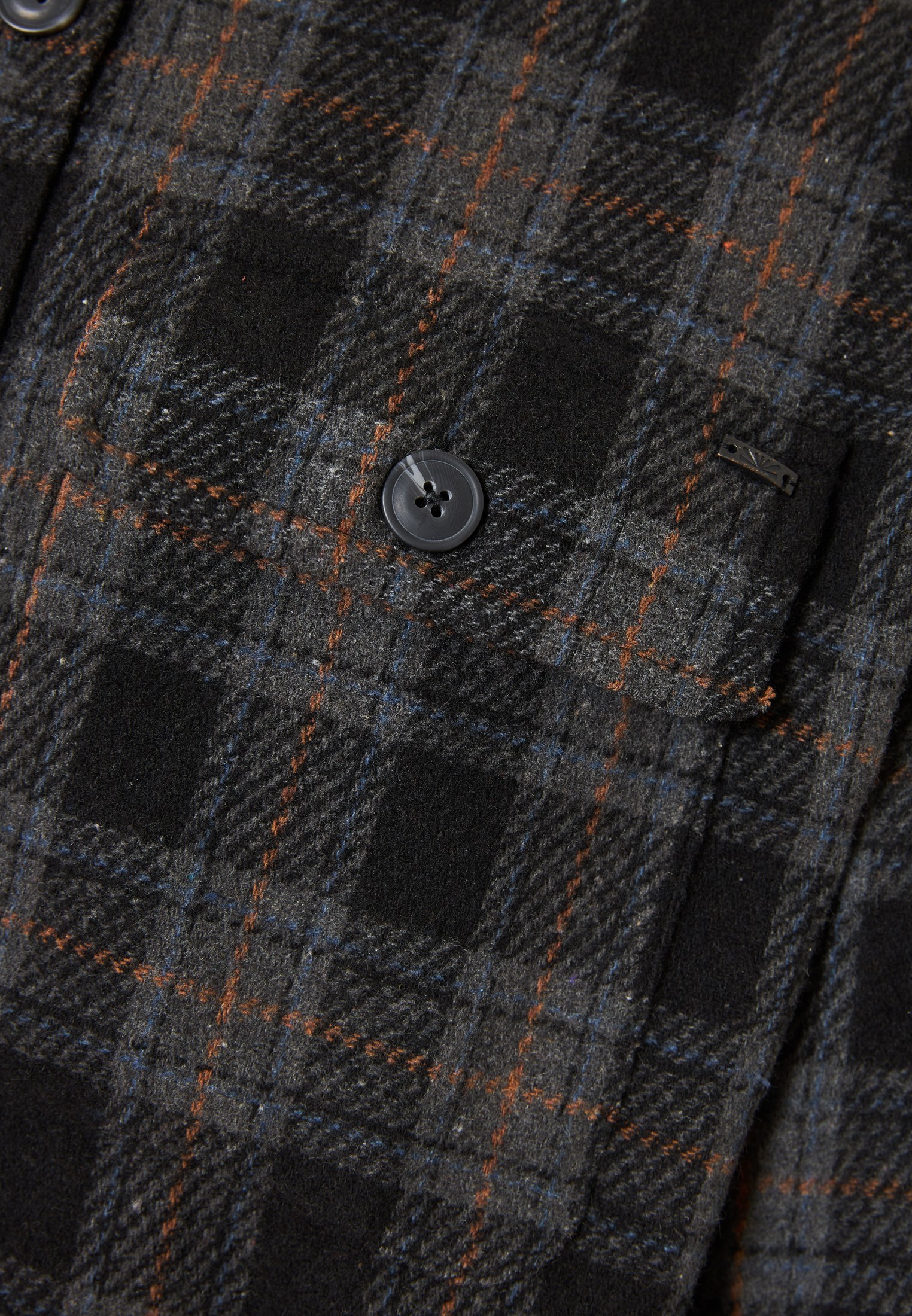 Overshirt flannel καρό πουκάμισο φωτογραφία