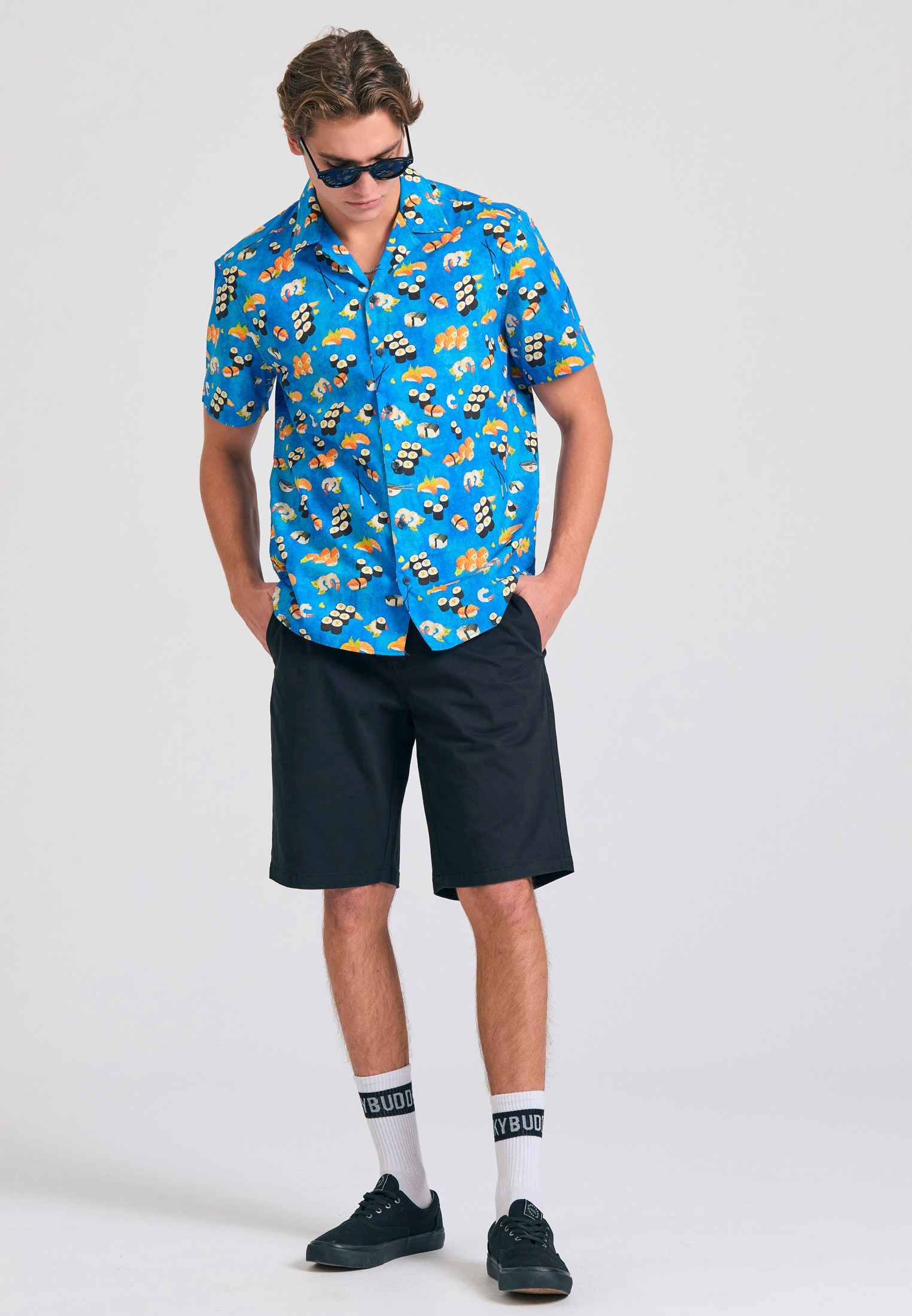 Men's Trousers Funky Buddha Black