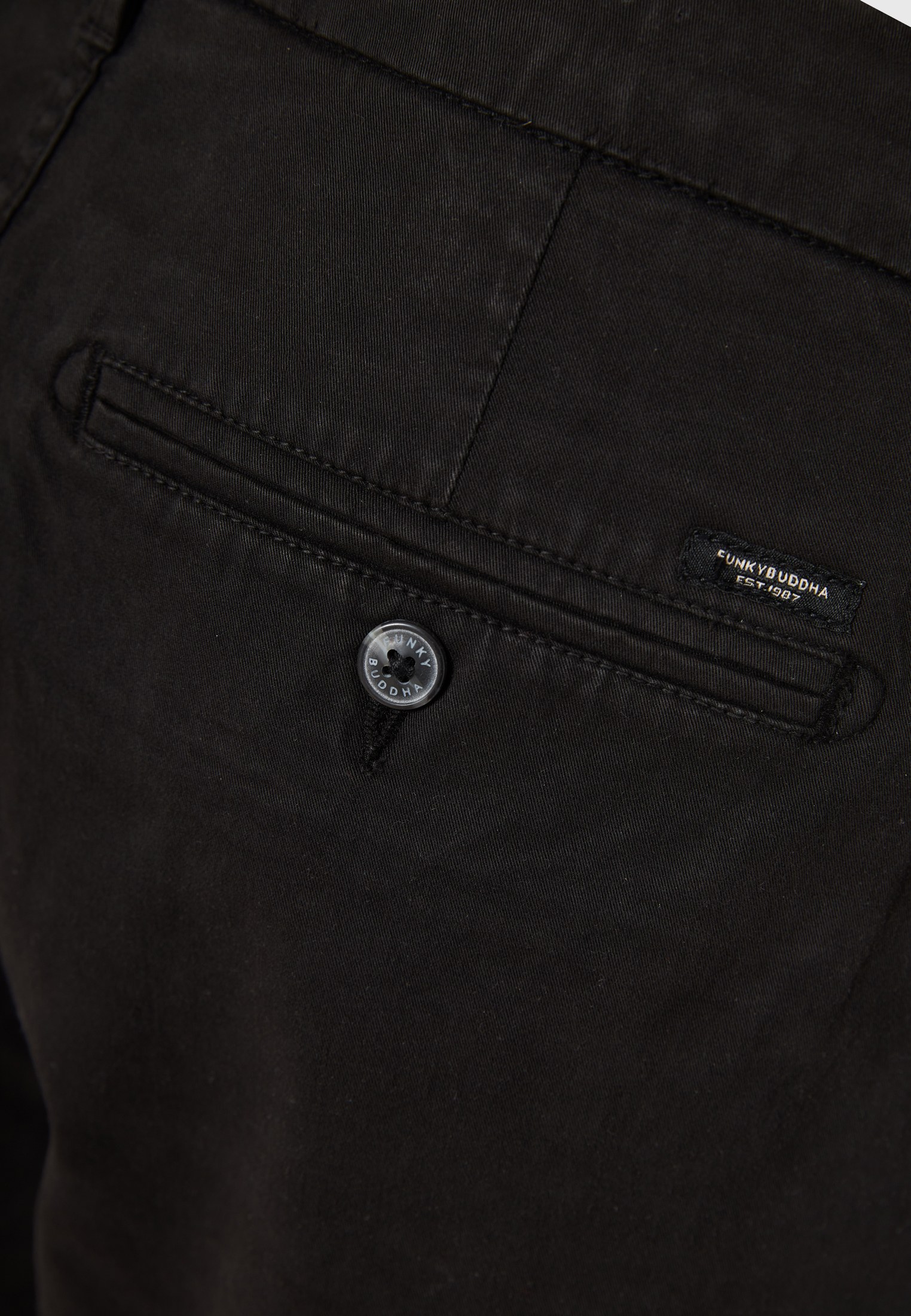 Men's Trousers Funky Buddha Black