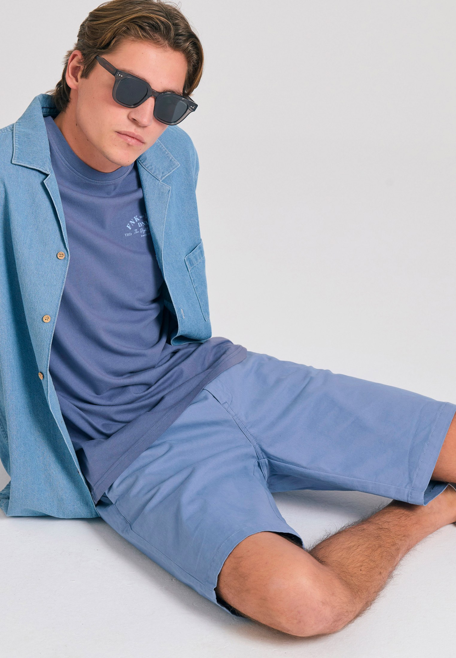 Men's Trousers Funky Buddha Blue