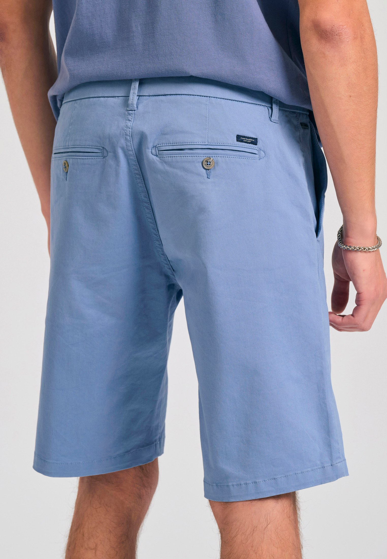 Men's Trousers Funky Buddha Blue