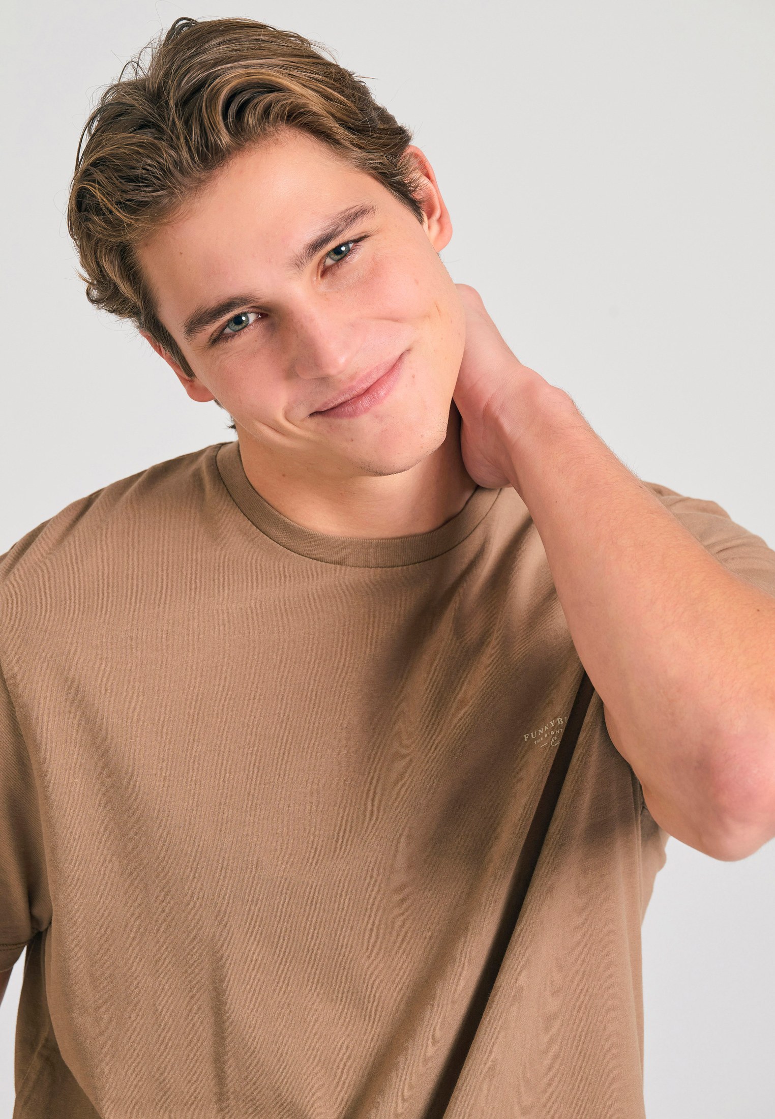 Men's T-Shirts Funky Buddha Brown