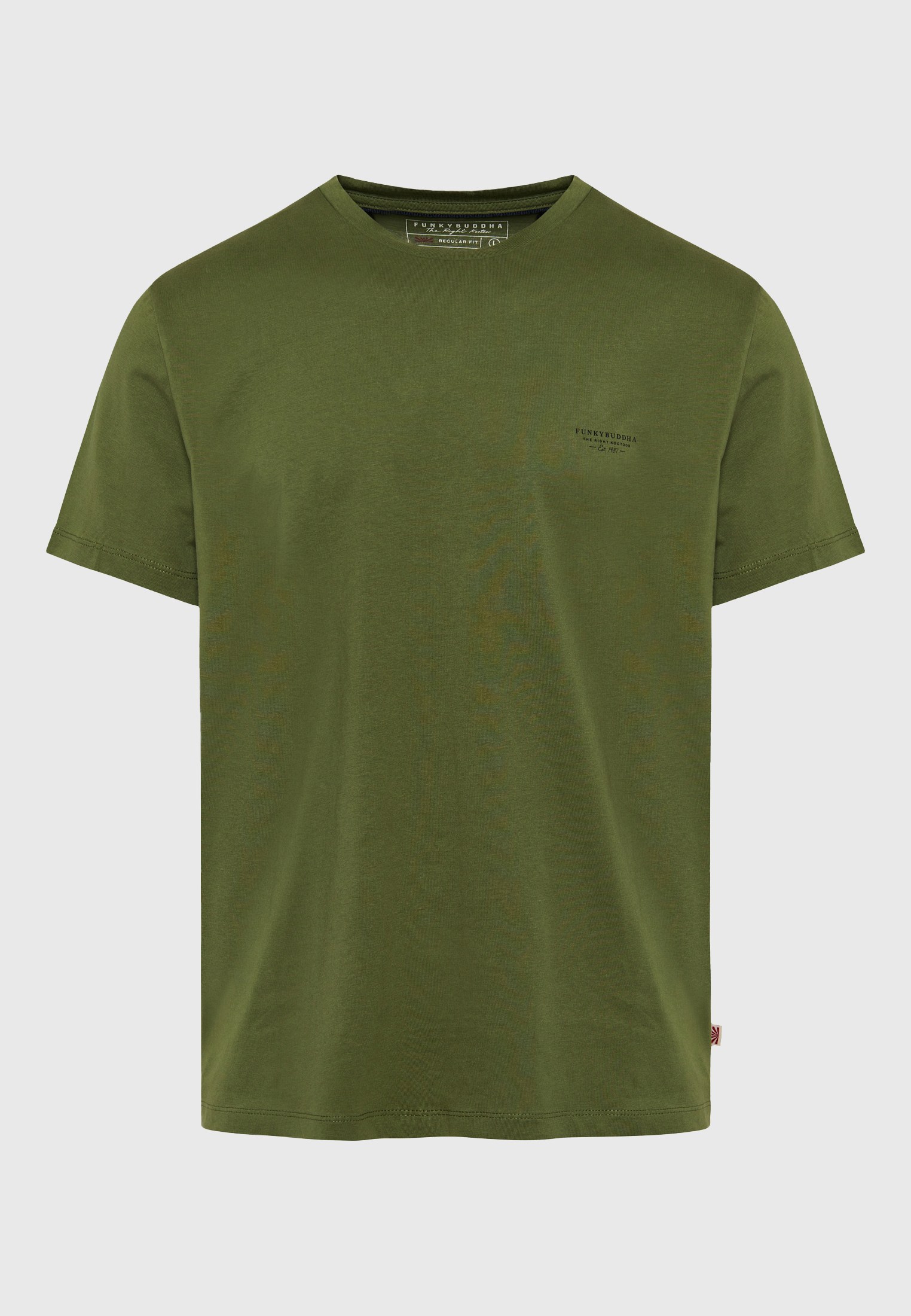 Men's T-Shirts Funky Buddha Khaki