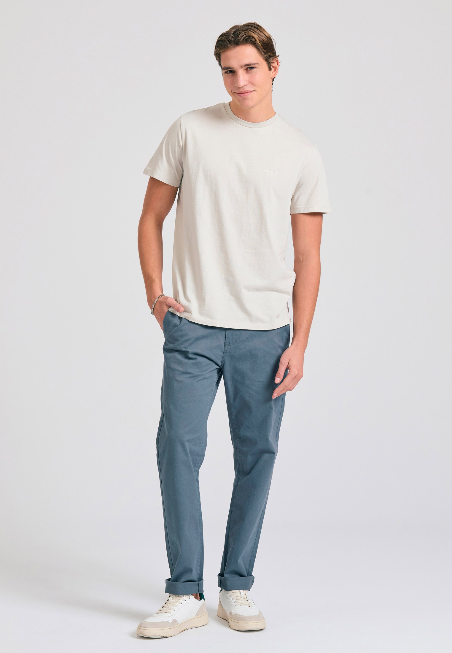 Men's T-Shirts Funky Buddha Beige