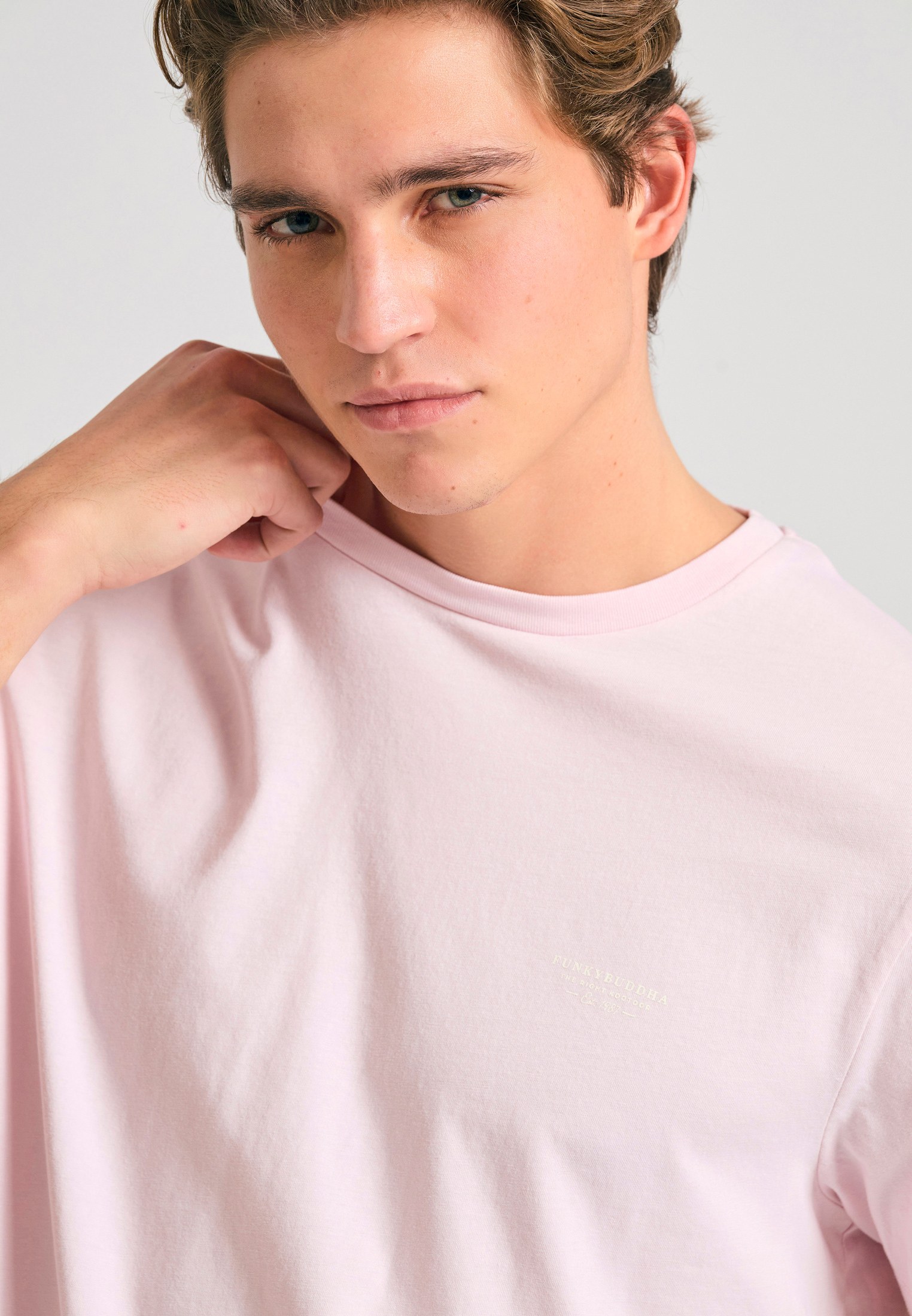 Men's T-Shirts Funky Buddha Pink