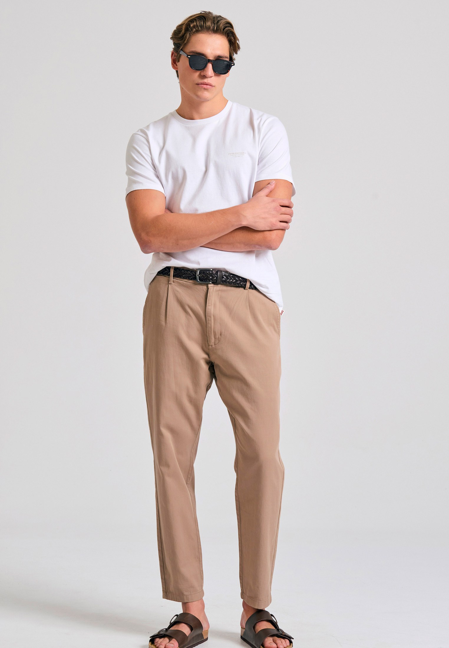 Men's T-Shirts Funky Buddha White