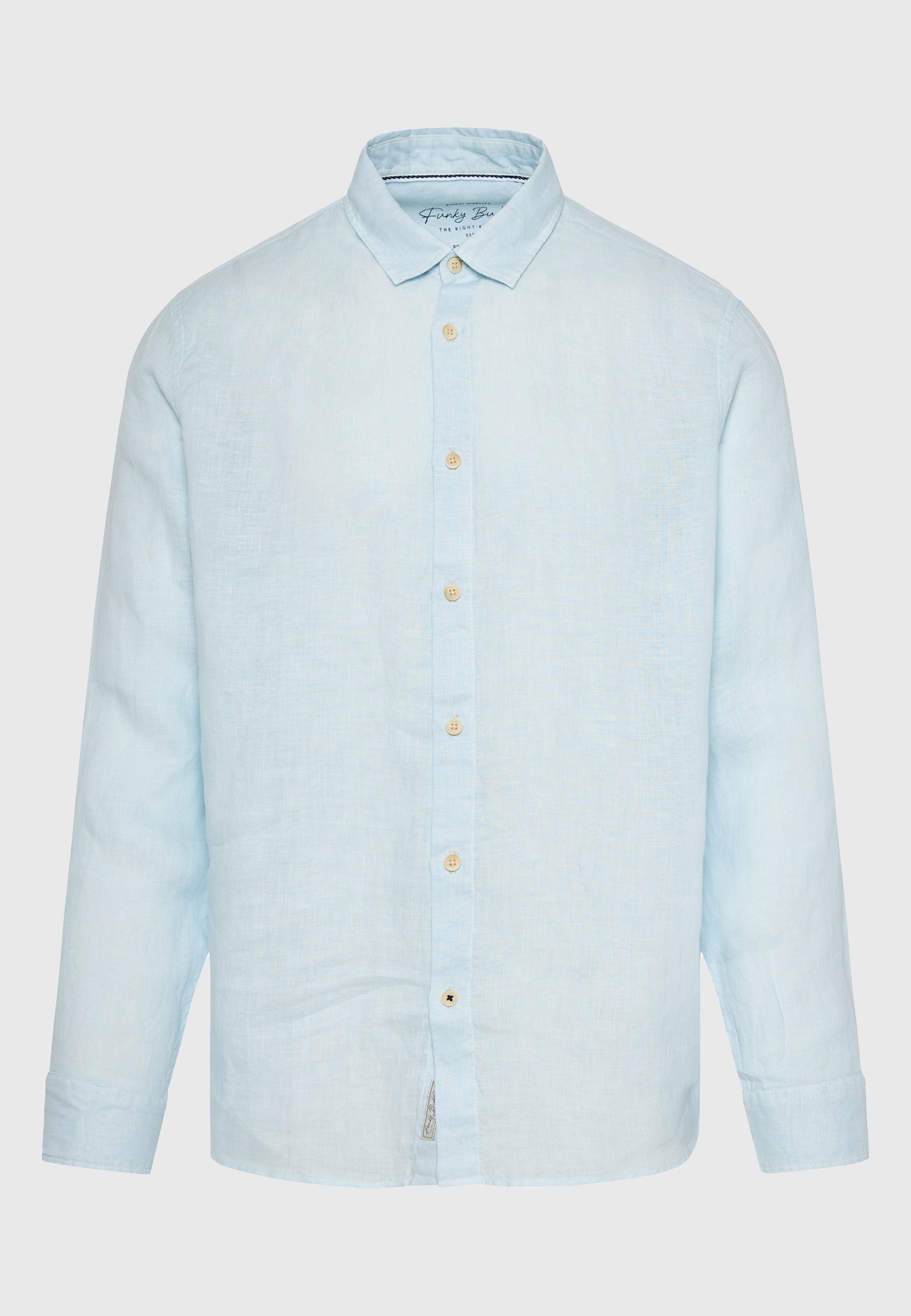 Garment dyed λινό πουκάμισο - The essentials φωτογραφία