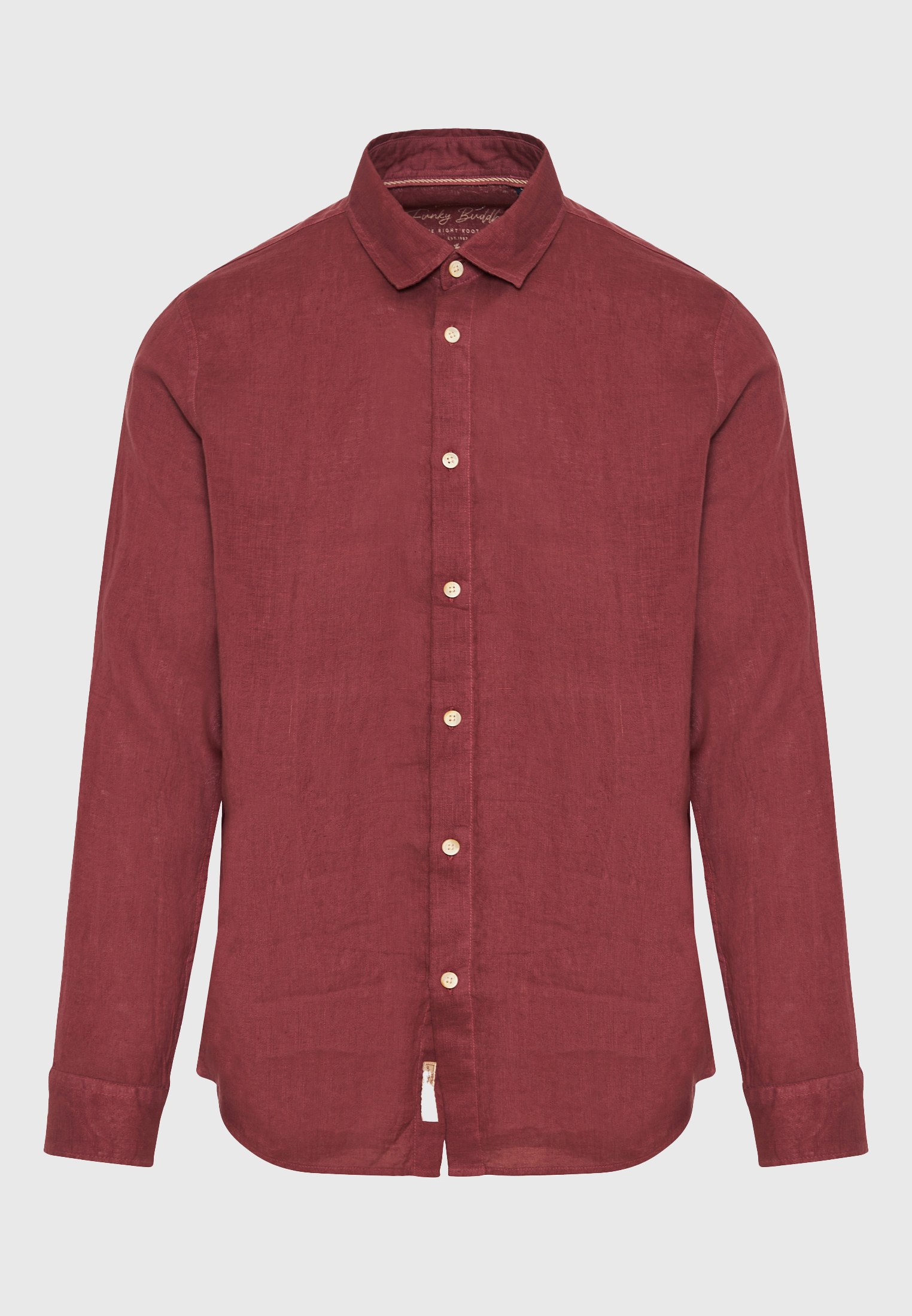 Garment dyed λινό πουκάμισο - The essentials φωτογραφία