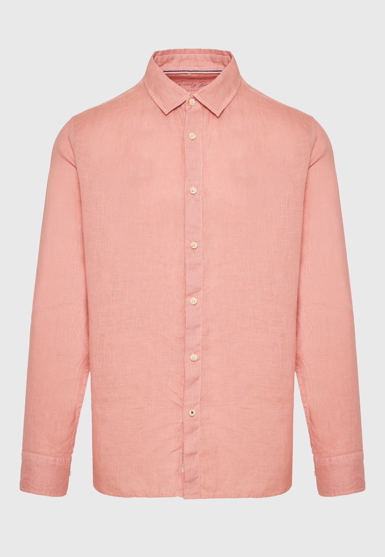 Garment dyed λινό πουκάμισο - The essentials φωτογραφία