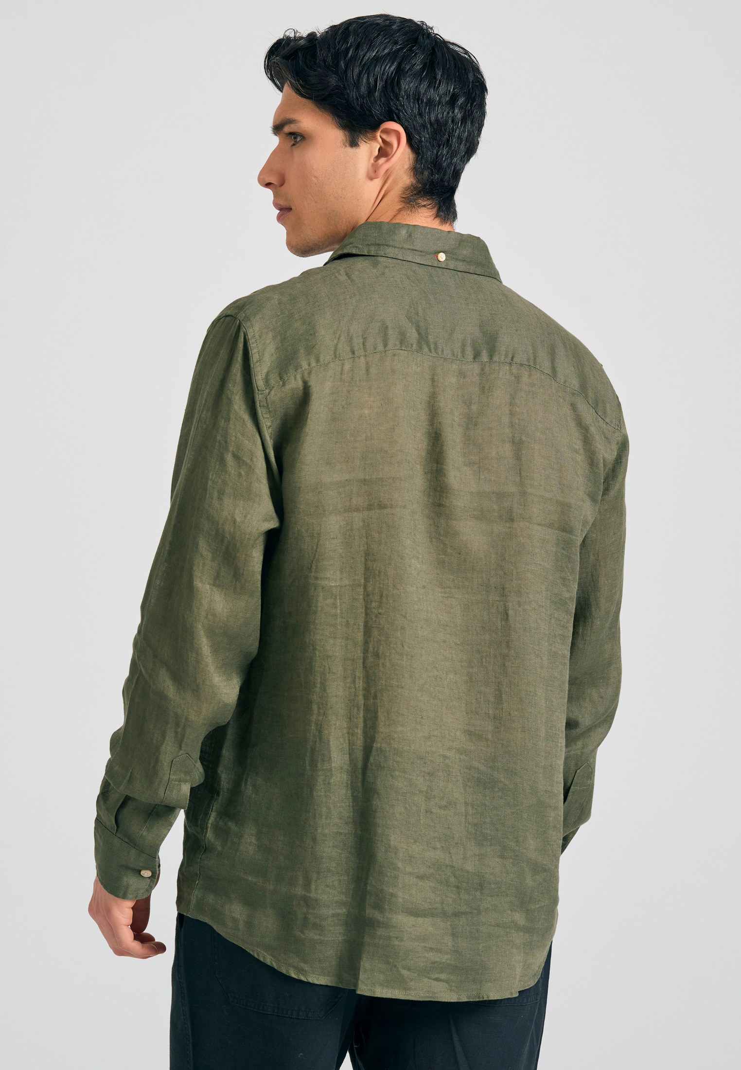 Men's Shirts Funky Buddha Khaki