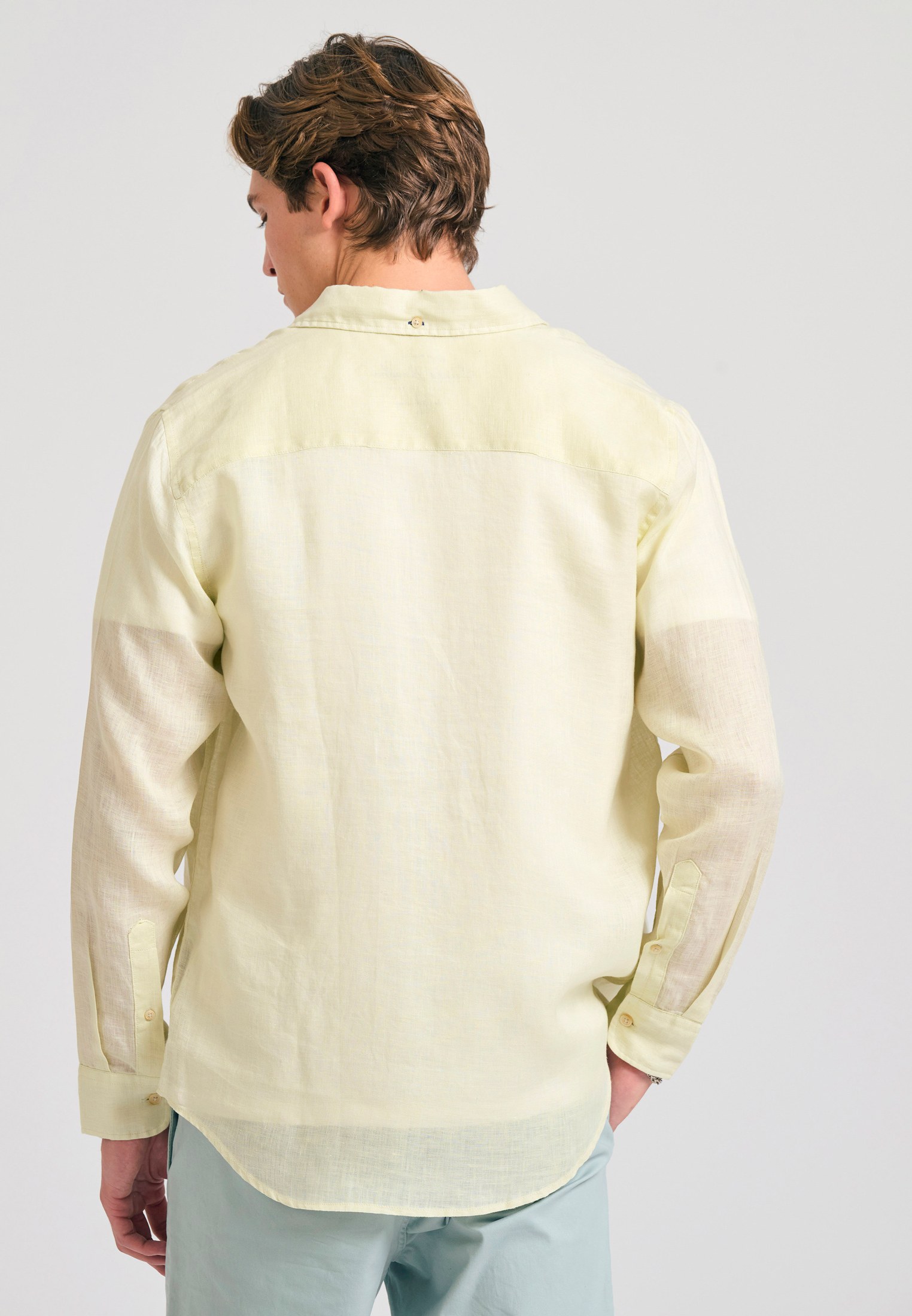 Men's Shirts Funky Buddha Yellow