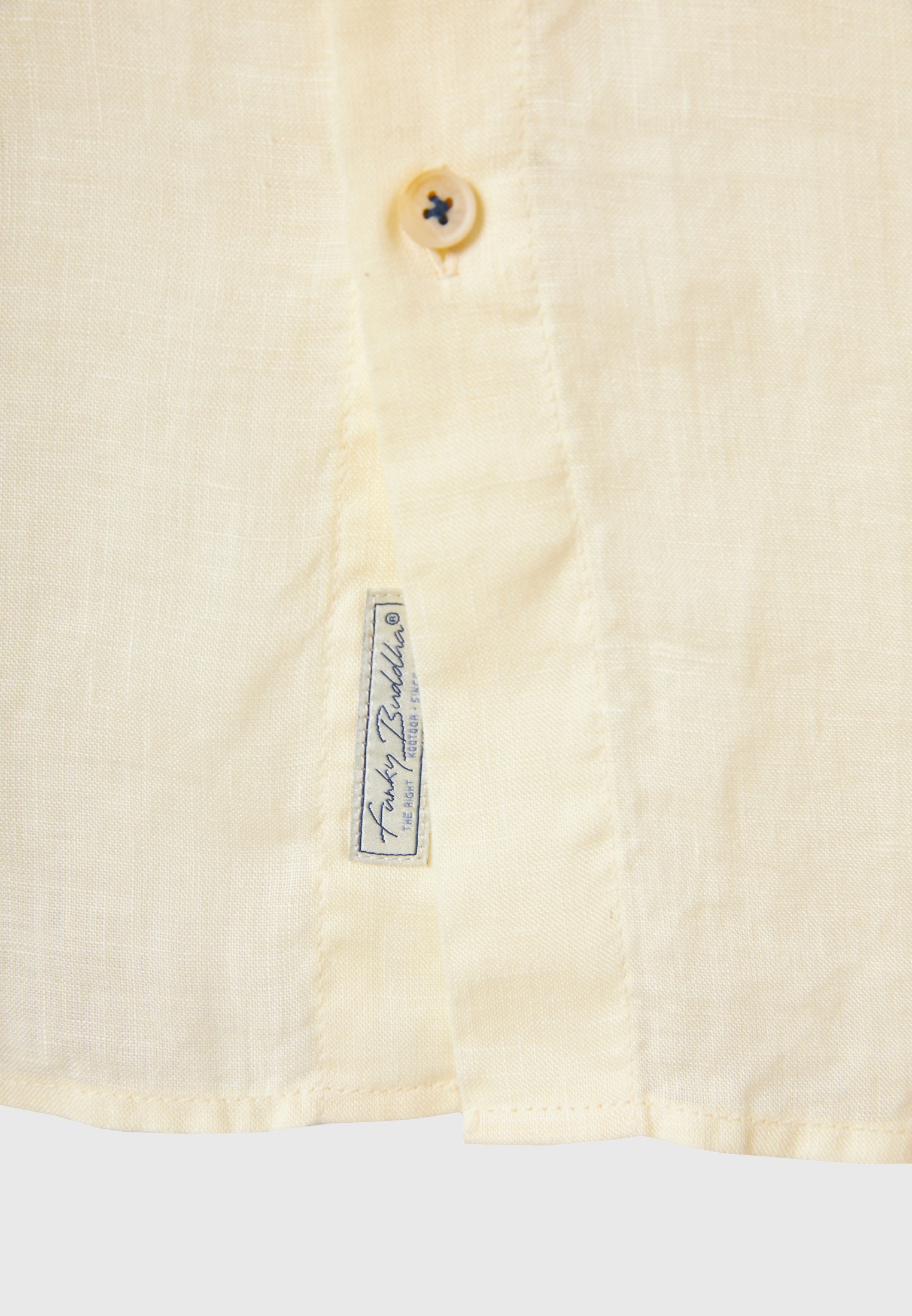 Men's Shirts Funky Buddha Yellow