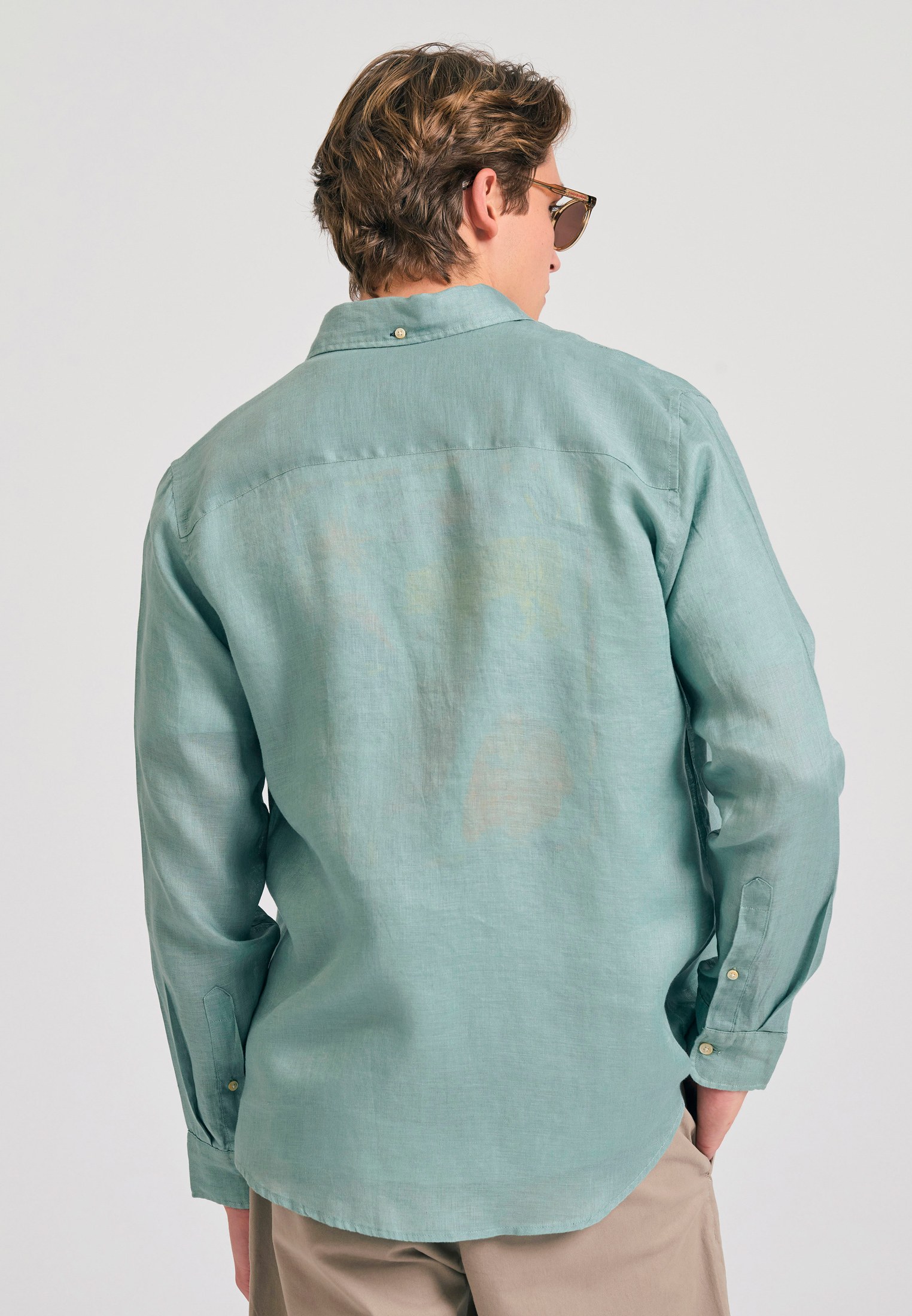 Men's Shirts Funky Buddha Green