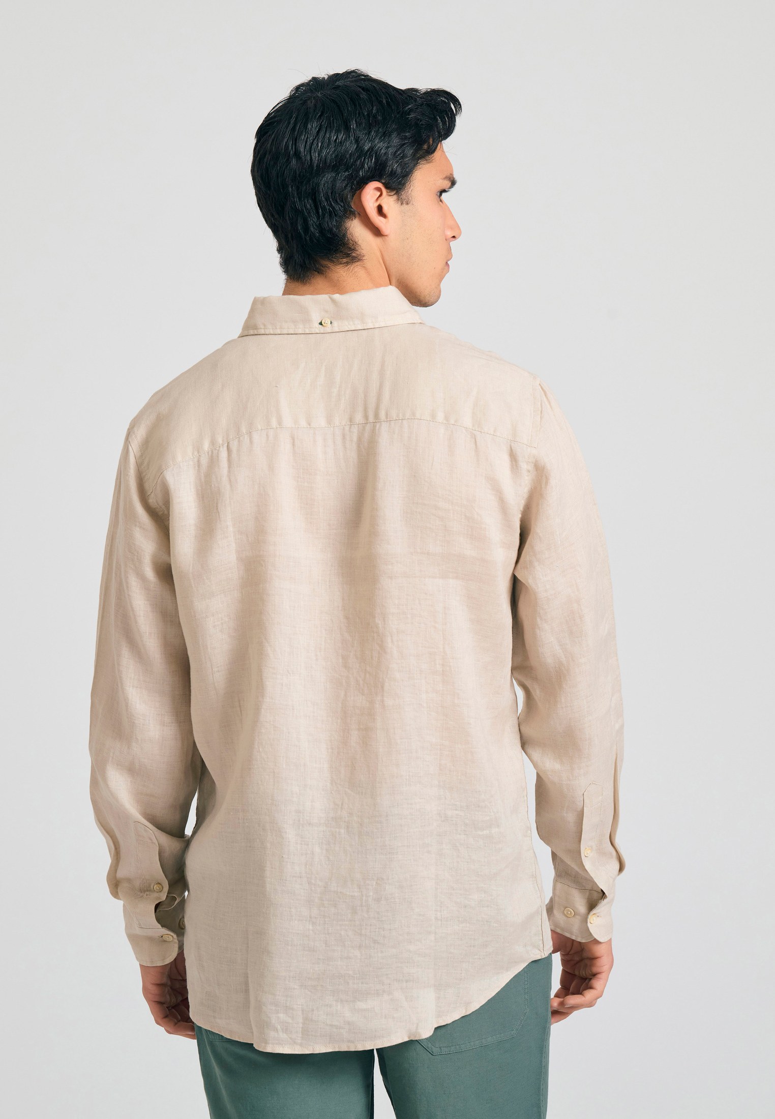 Men's Shirts Funky Buddha Beige