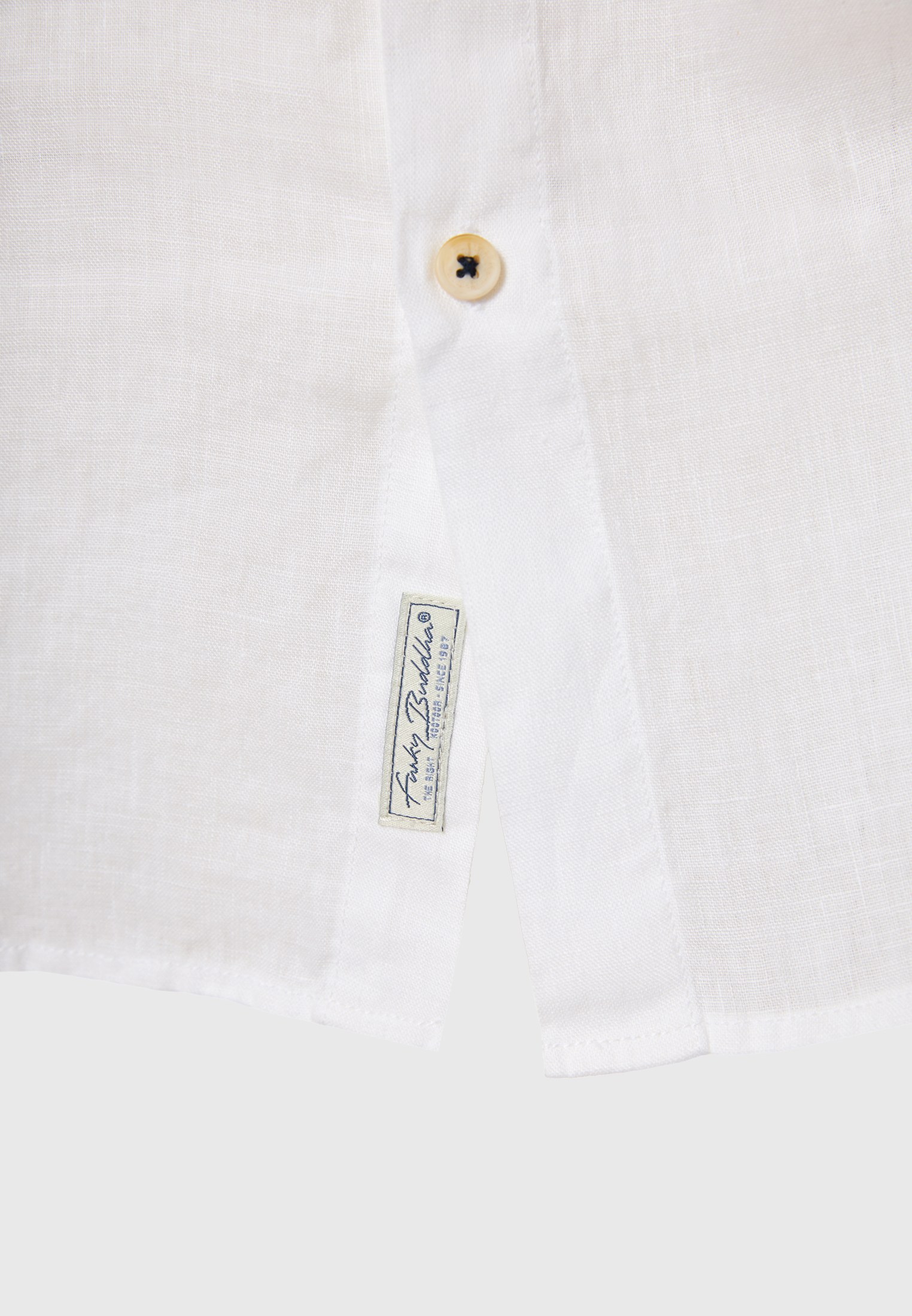 Men's Shirts Funky Buddha White