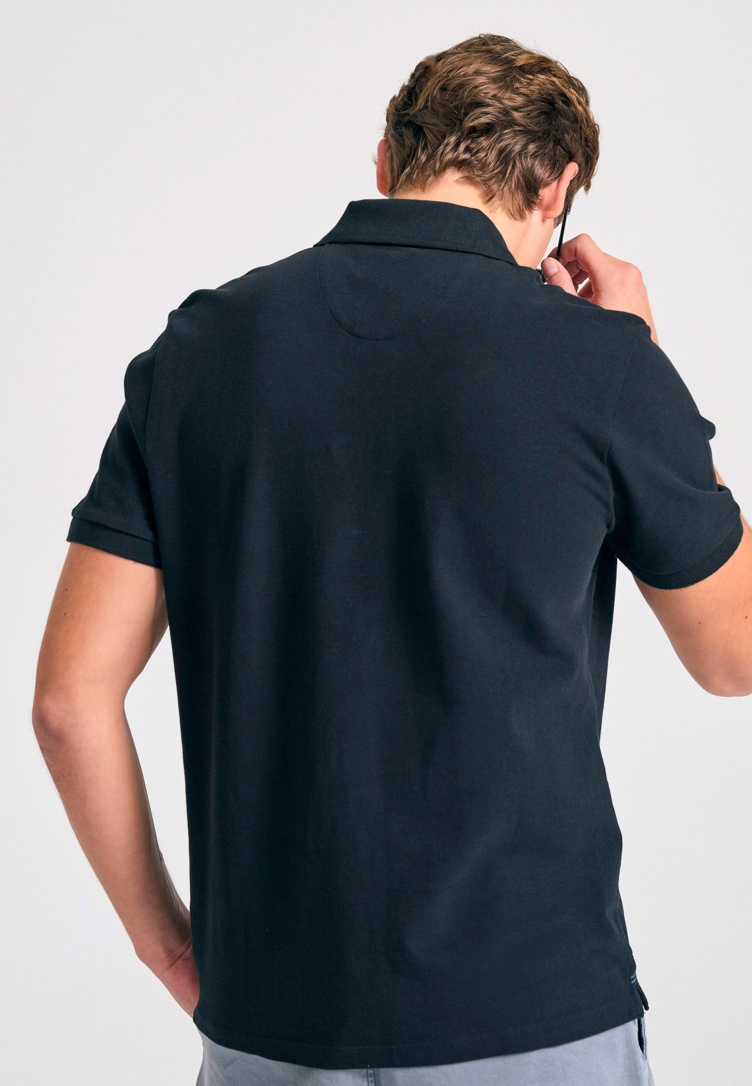 Men's Polo Shirts Funky Buddha Black