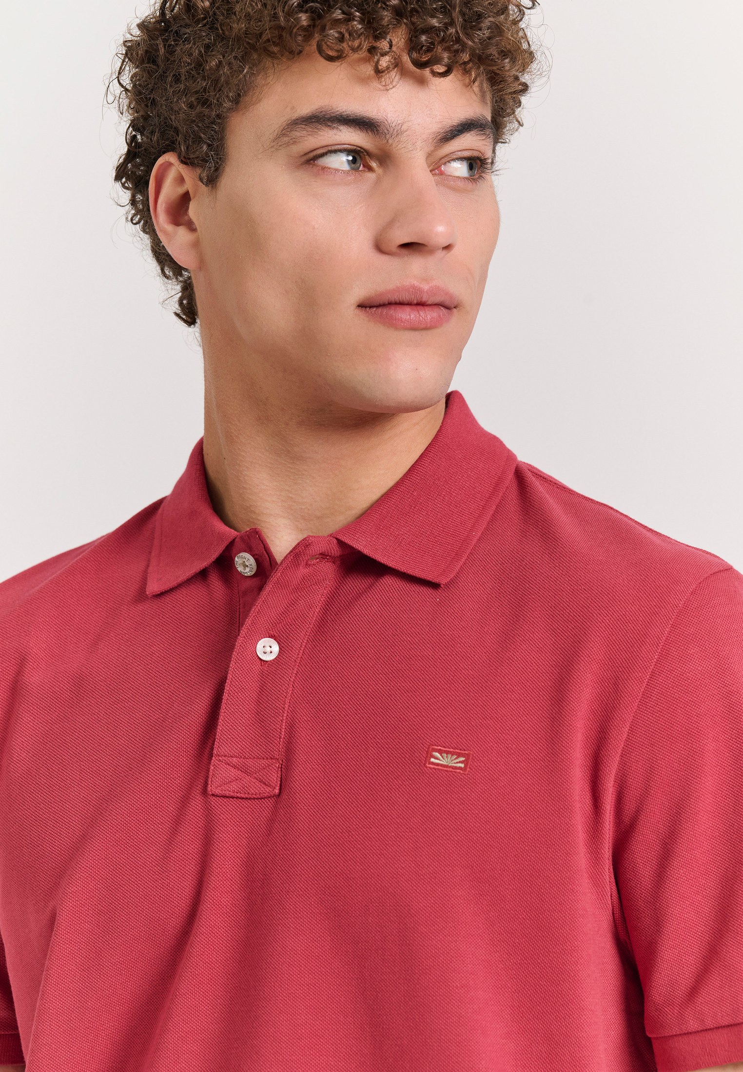 Men's Polo Shirts Funky Buddha Red
