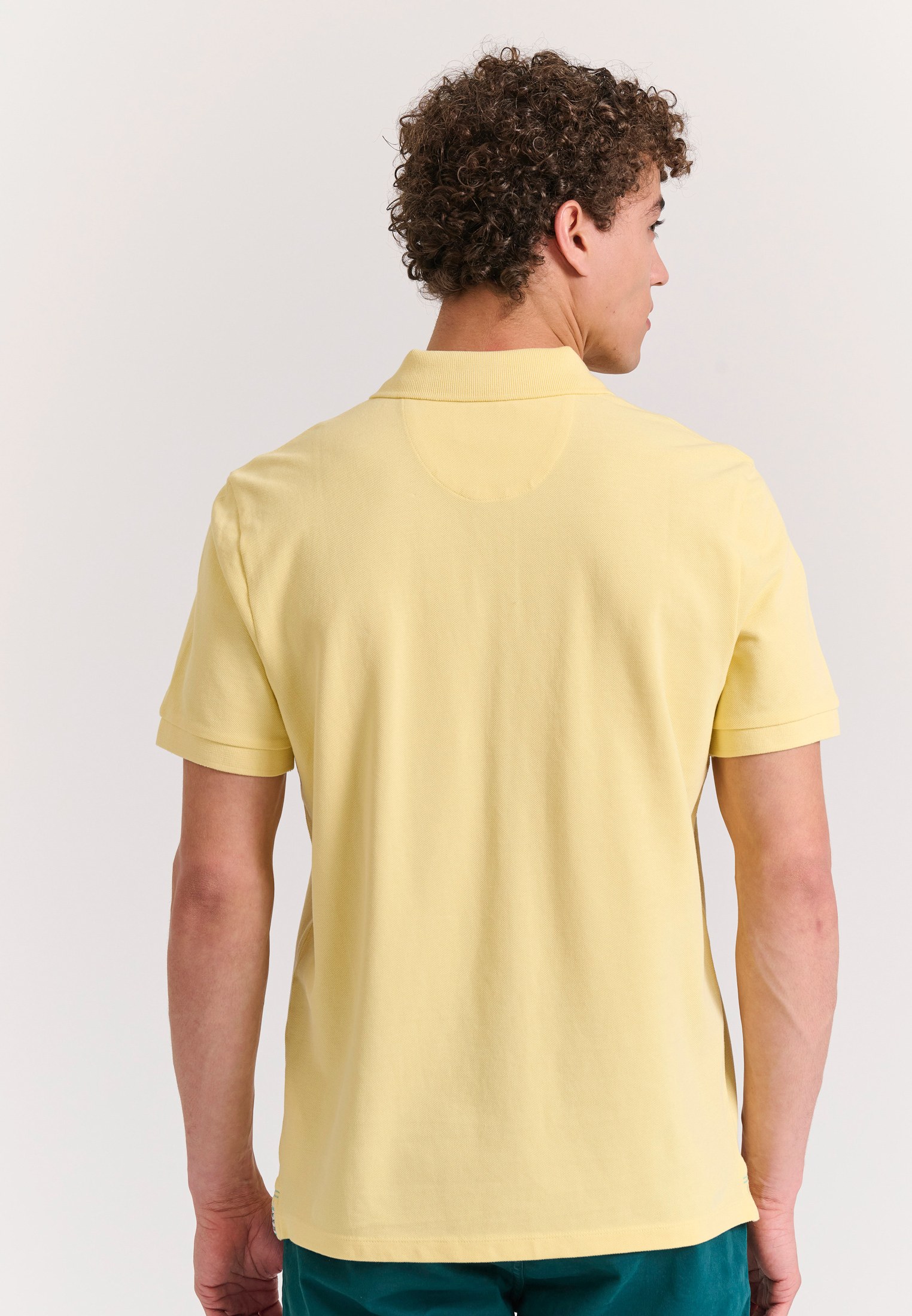 Men's Polo Shirts Funky Buddha Yellow