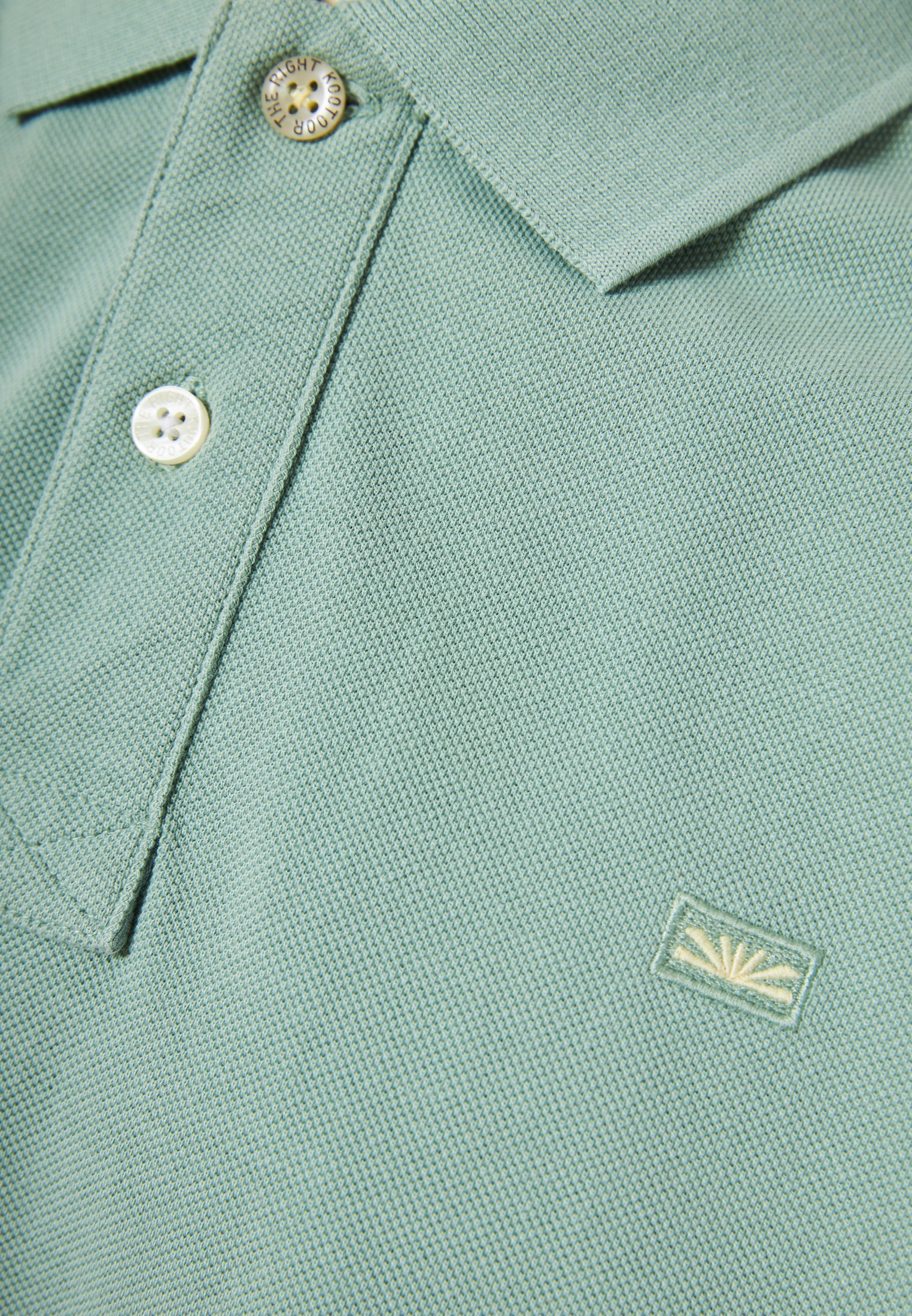 Men's Polo Shirts Funky Buddha Green