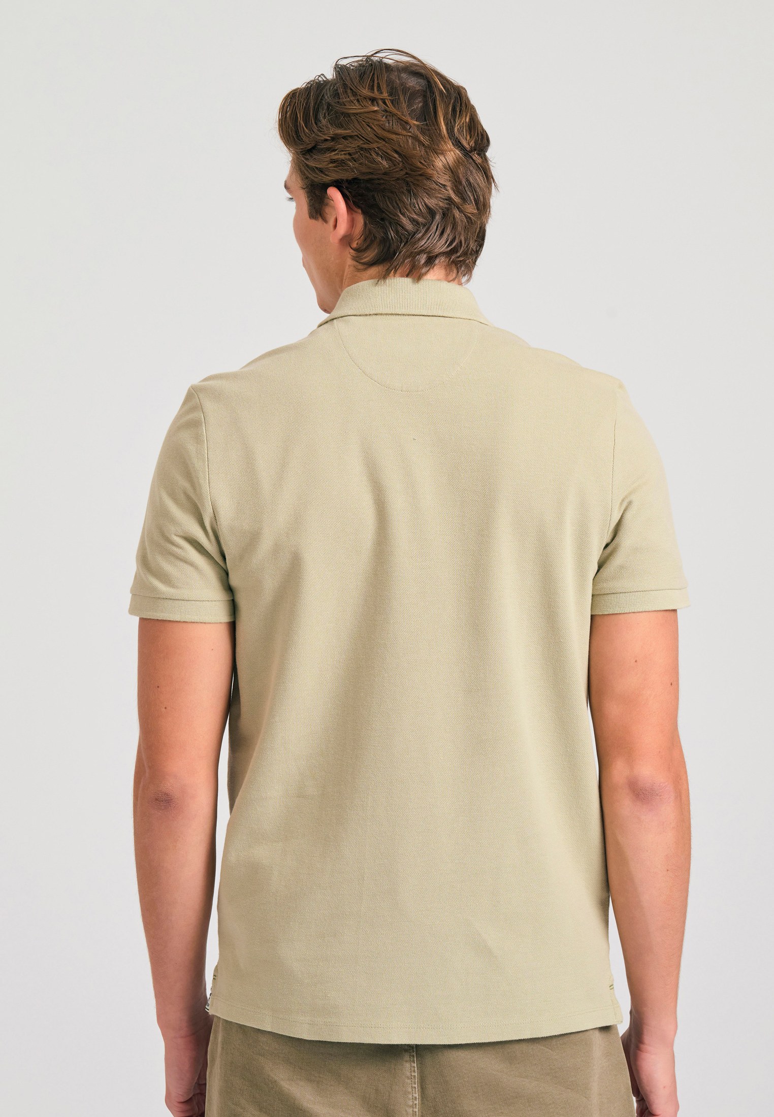 Men's Polo Shirts Funky Buddha Beige